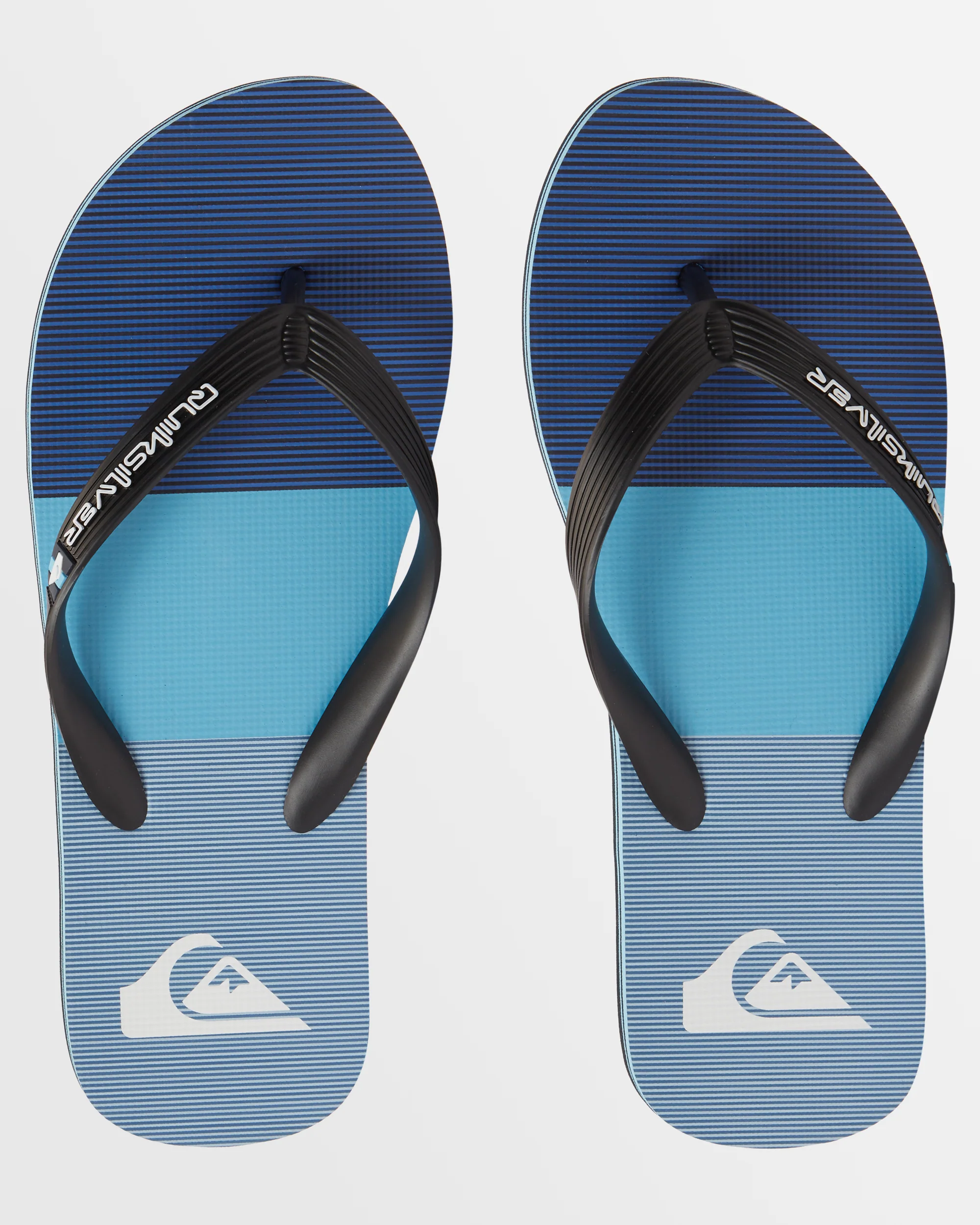 Mens Molokai Stripe Beach Flip-Flops - Image 5