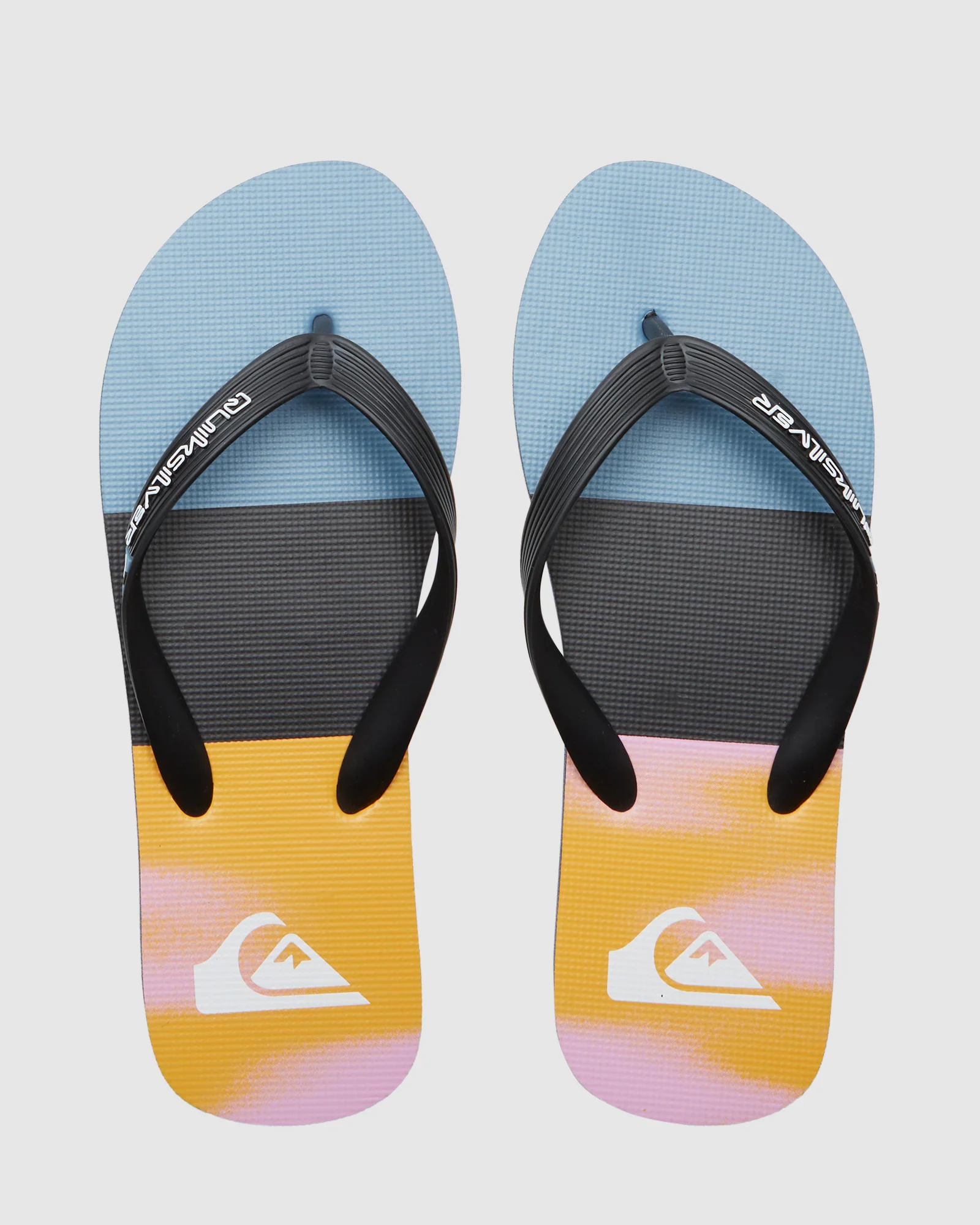 Mens Molokai Stripe Beach Flip-Flops - Image 3