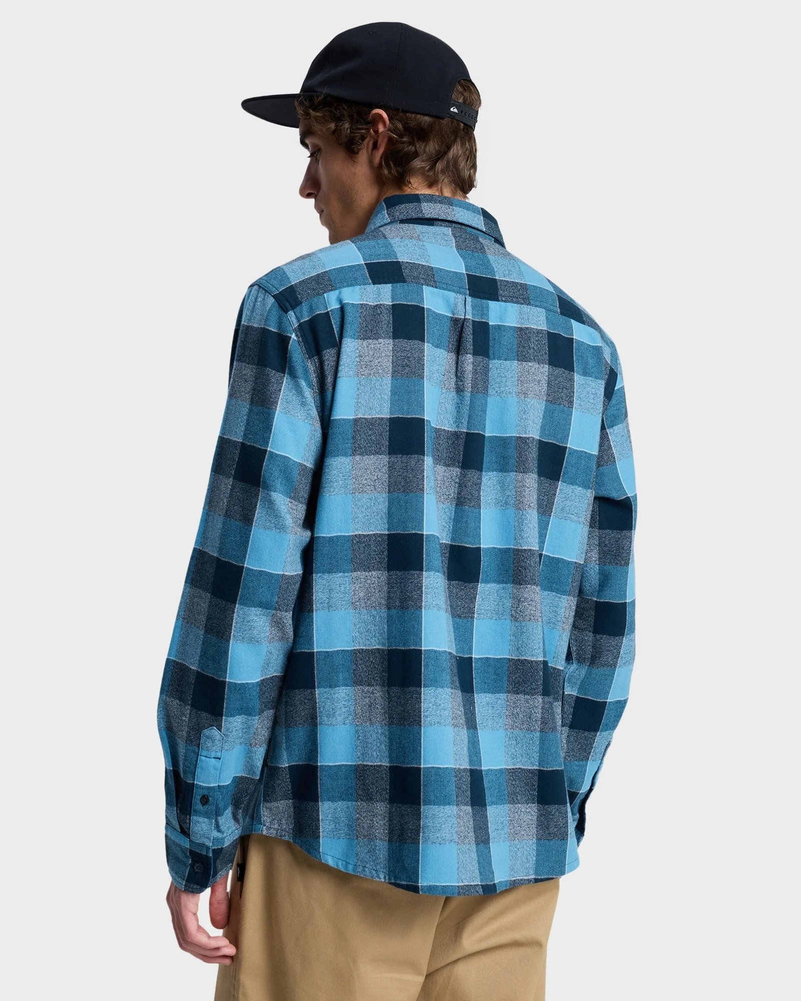 Mens Motherfly Plaid Long Sleeve Shirt - Image 2