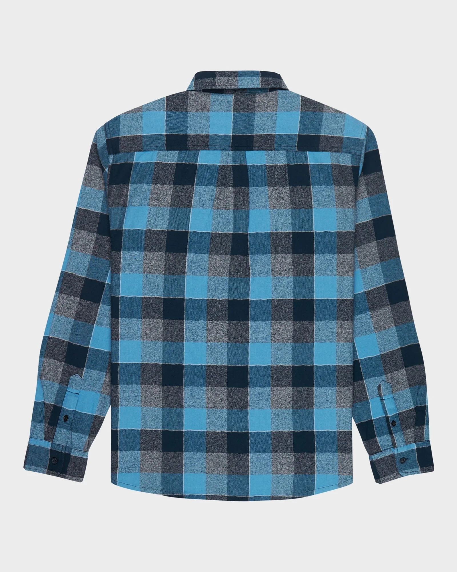 Mens Motherfly Plaid Long Sleeve Shirt - Image 7