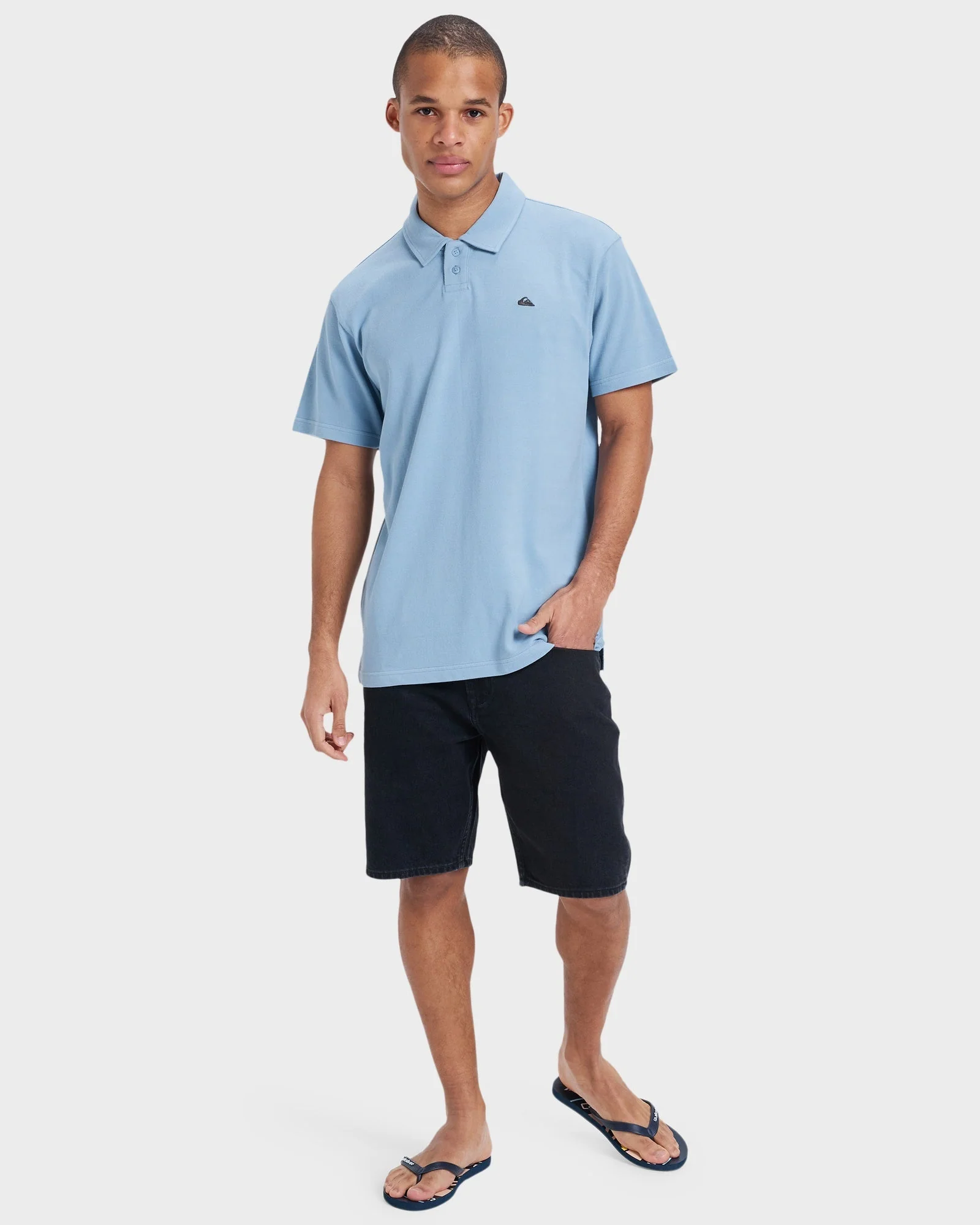 Mens Mw Pique Polo Short Sleeve Shirt - Image 5
