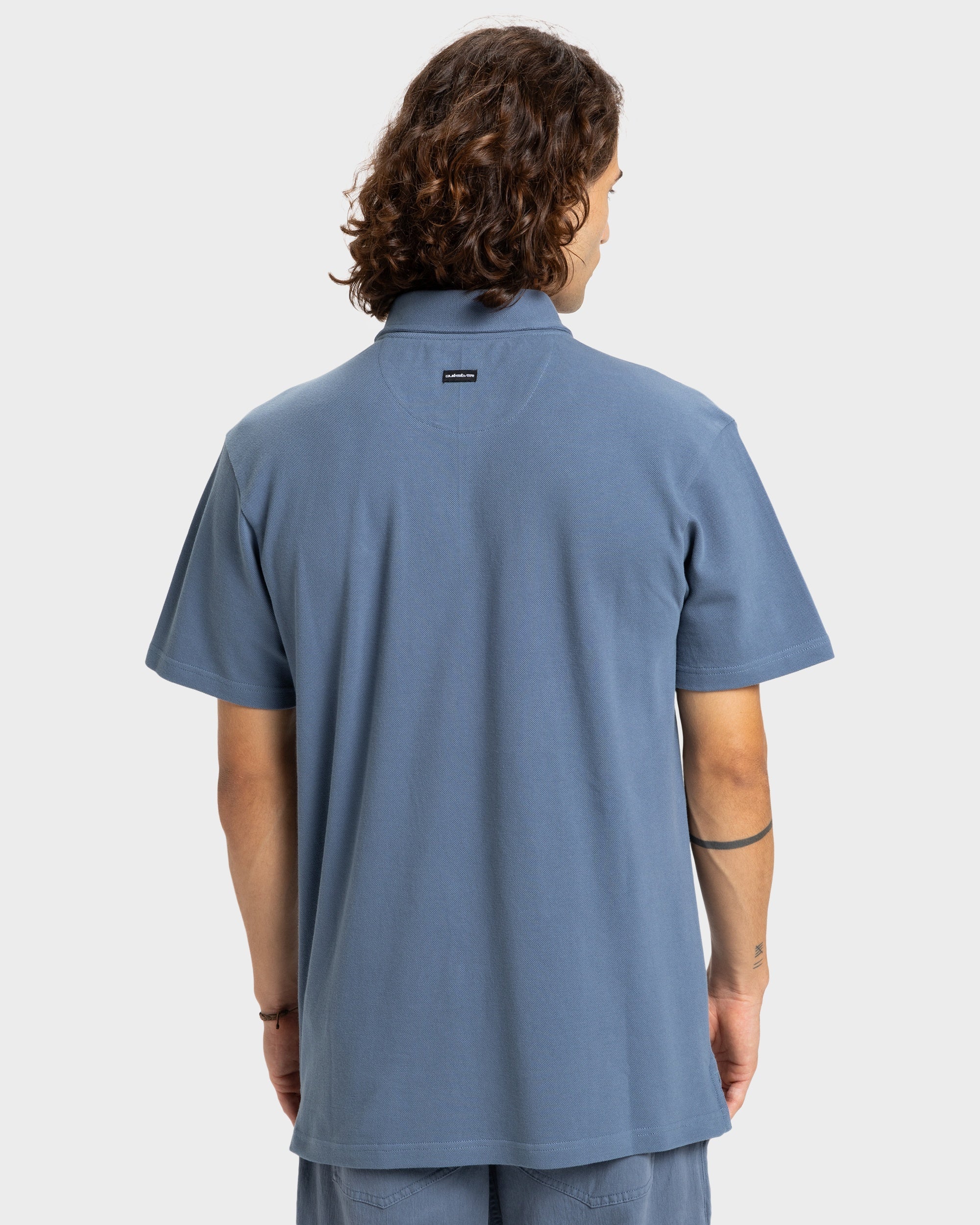 Mens Pique Polo Short Sleeve Shirt - Image 2
