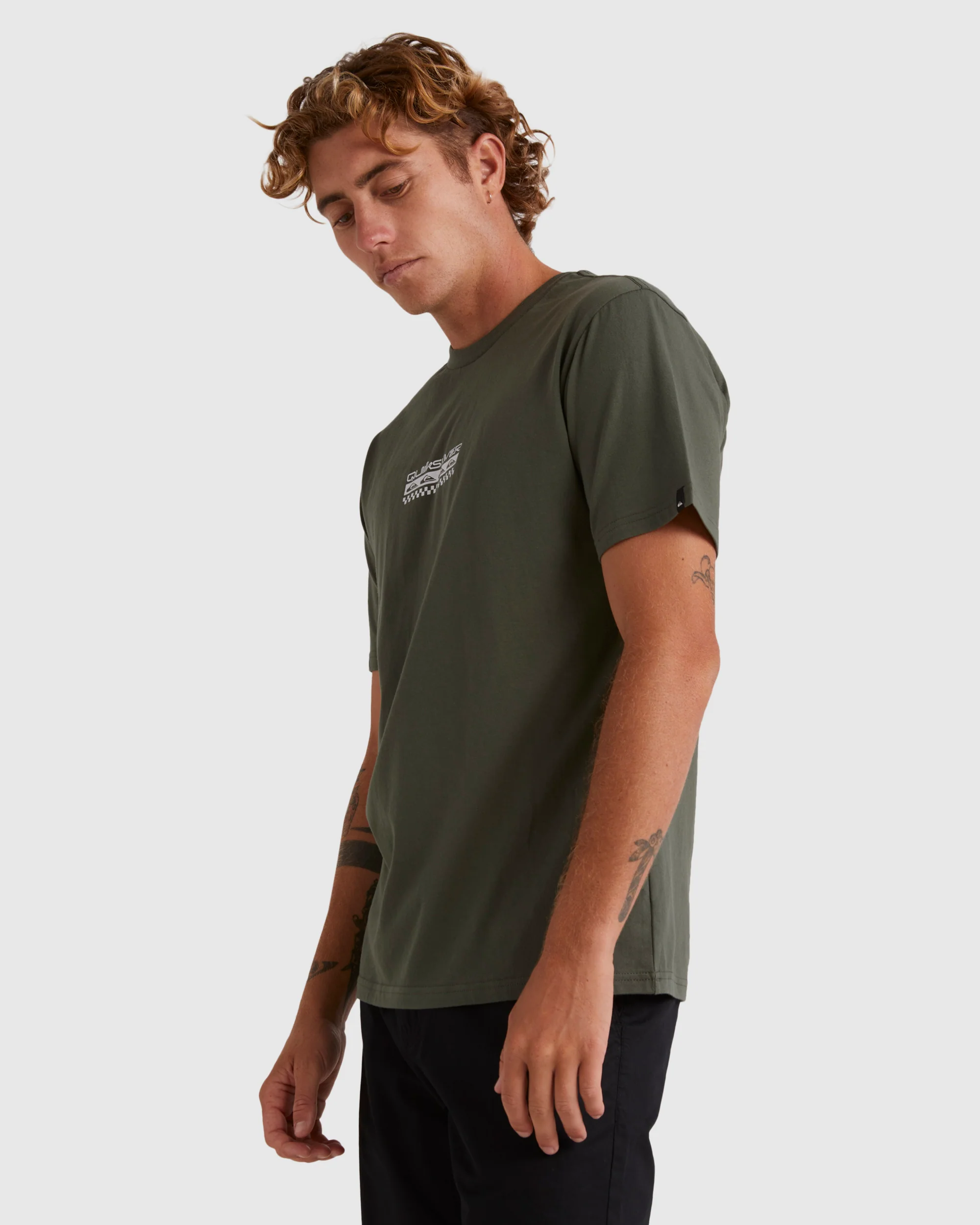 Mens Omni Check Turn T-Shirt - Image 2