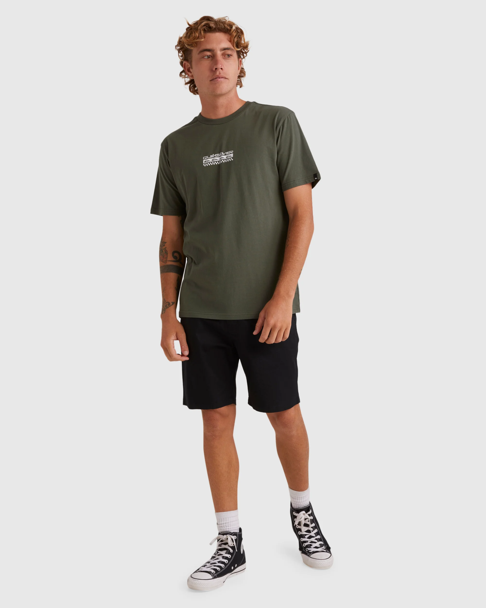 Mens Omni Check Turn T-Shirt - Image 5