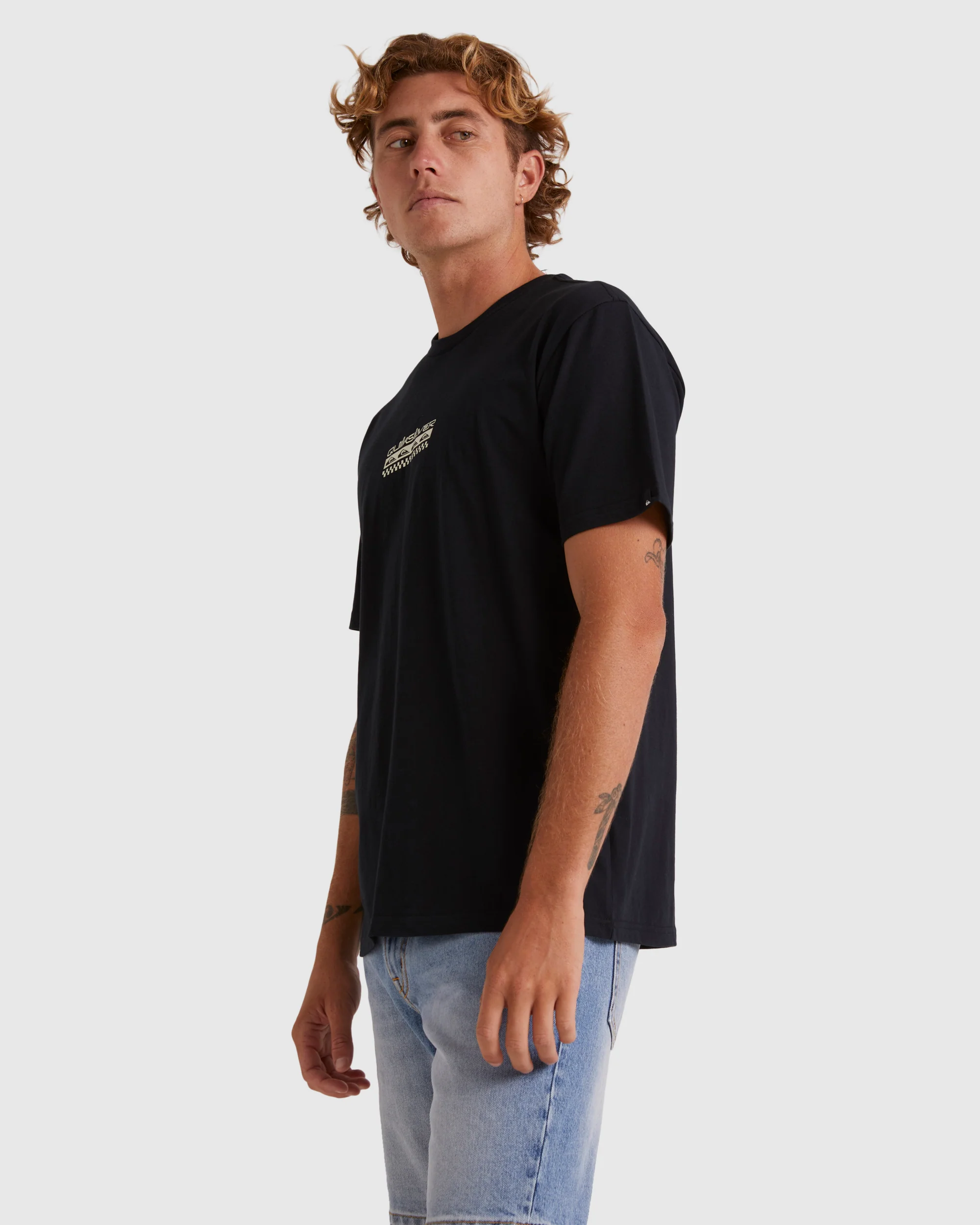 Mens Omni Check Turn T-Shirt - Image 2