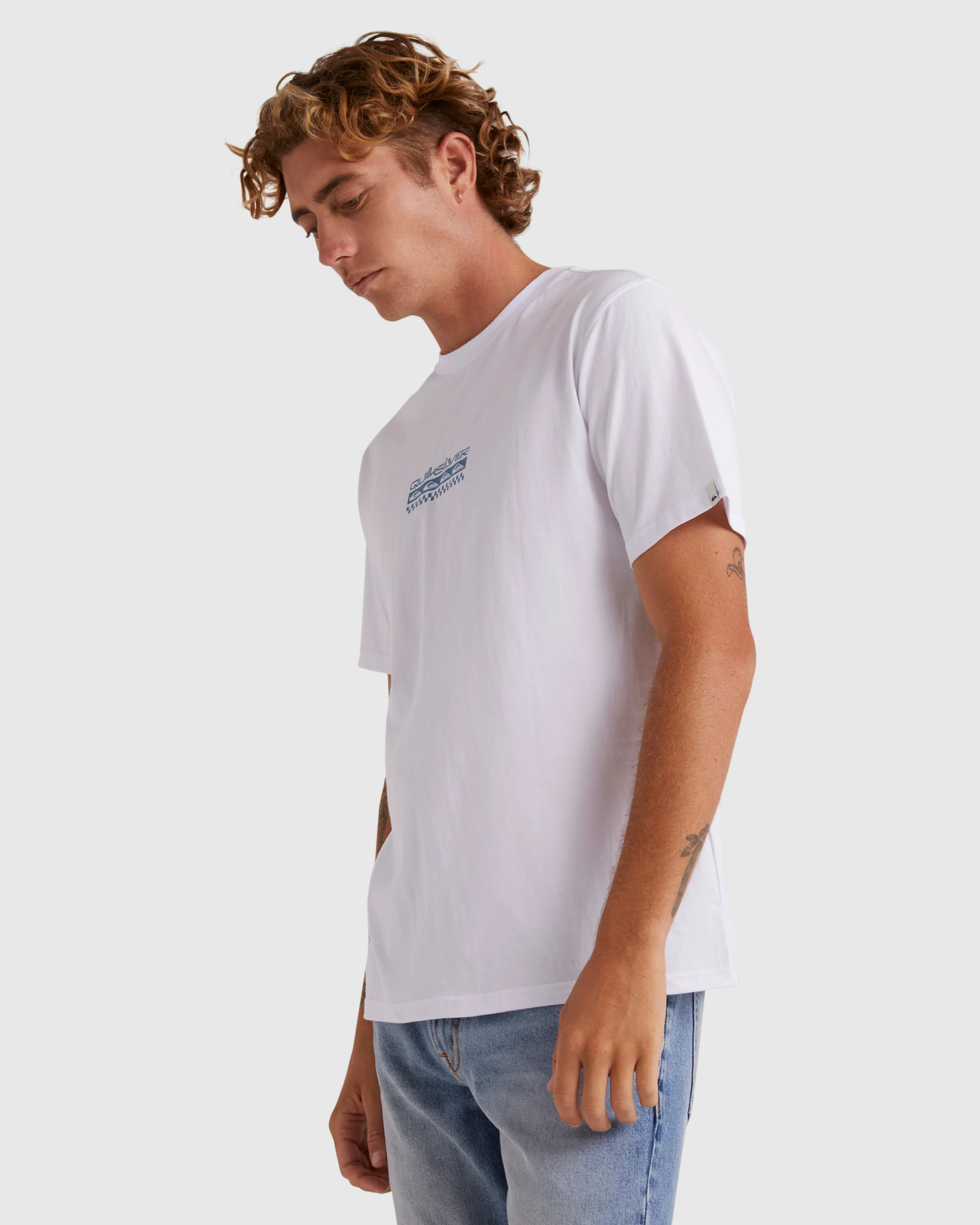 Mens Omni Check Turn T-Shirt - Image 2