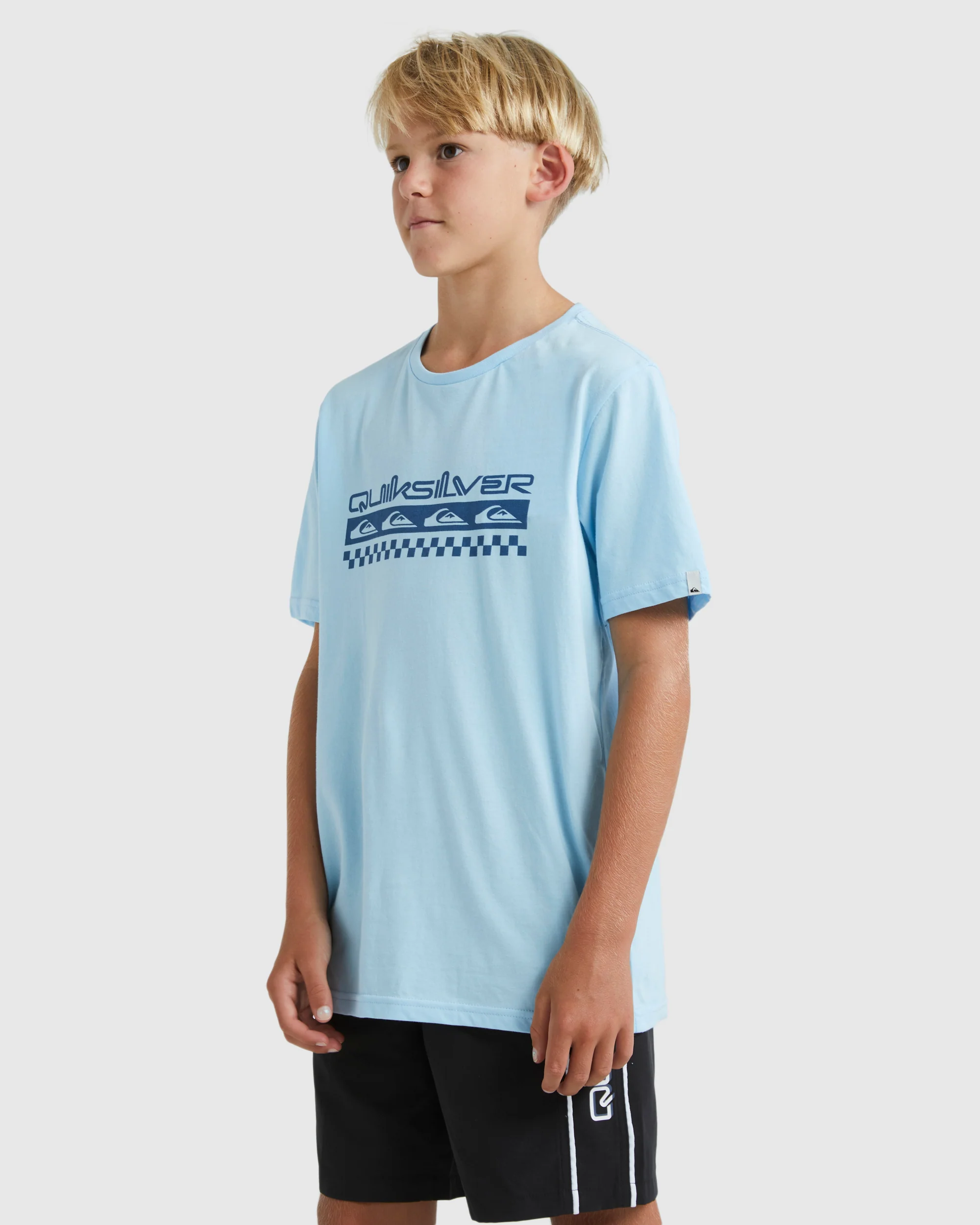 Boys 8-16 Omni Check Turn T-Shirt - Image 2