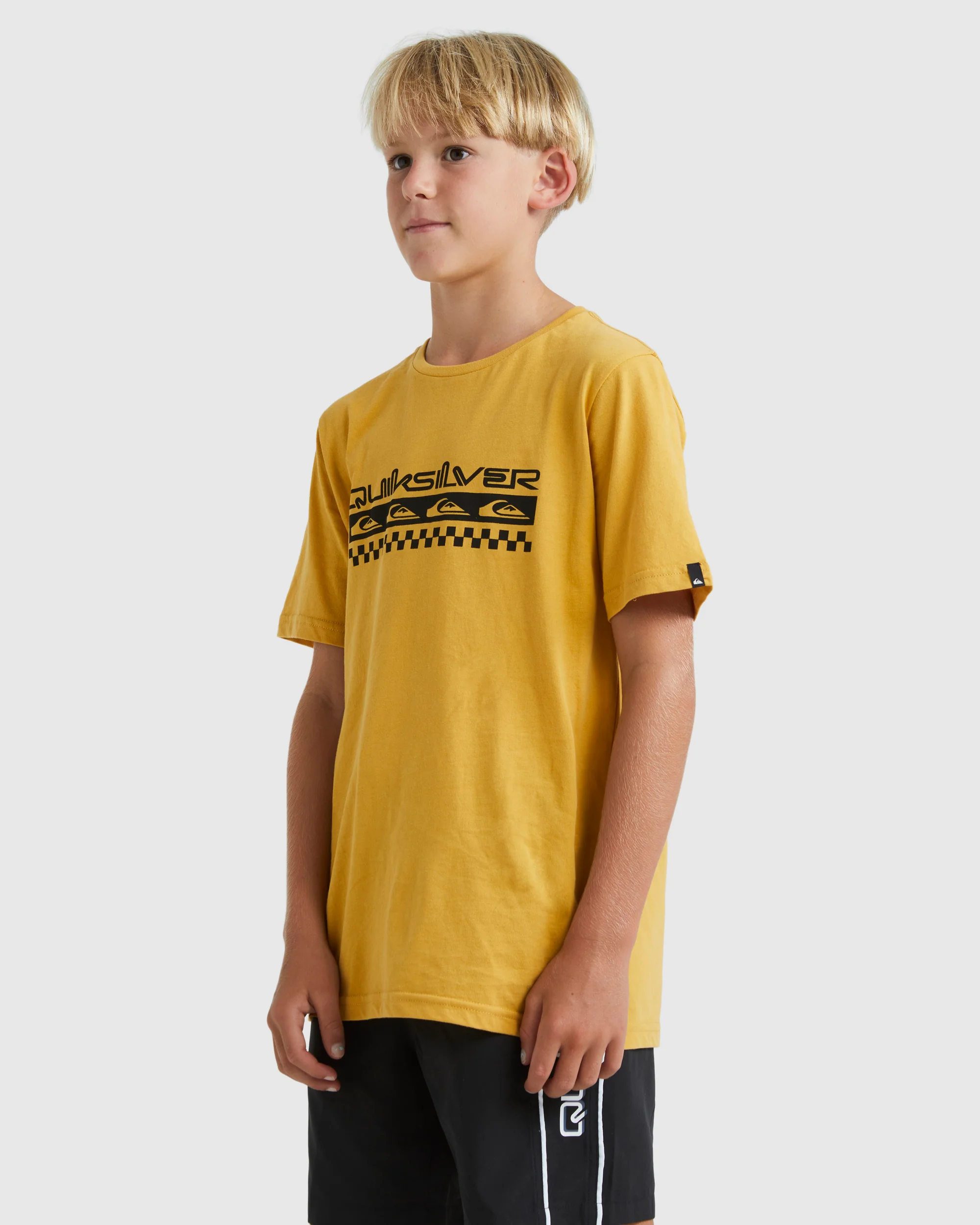 Boys 8-16 Omni Check Turn T-Shirt - Image 2