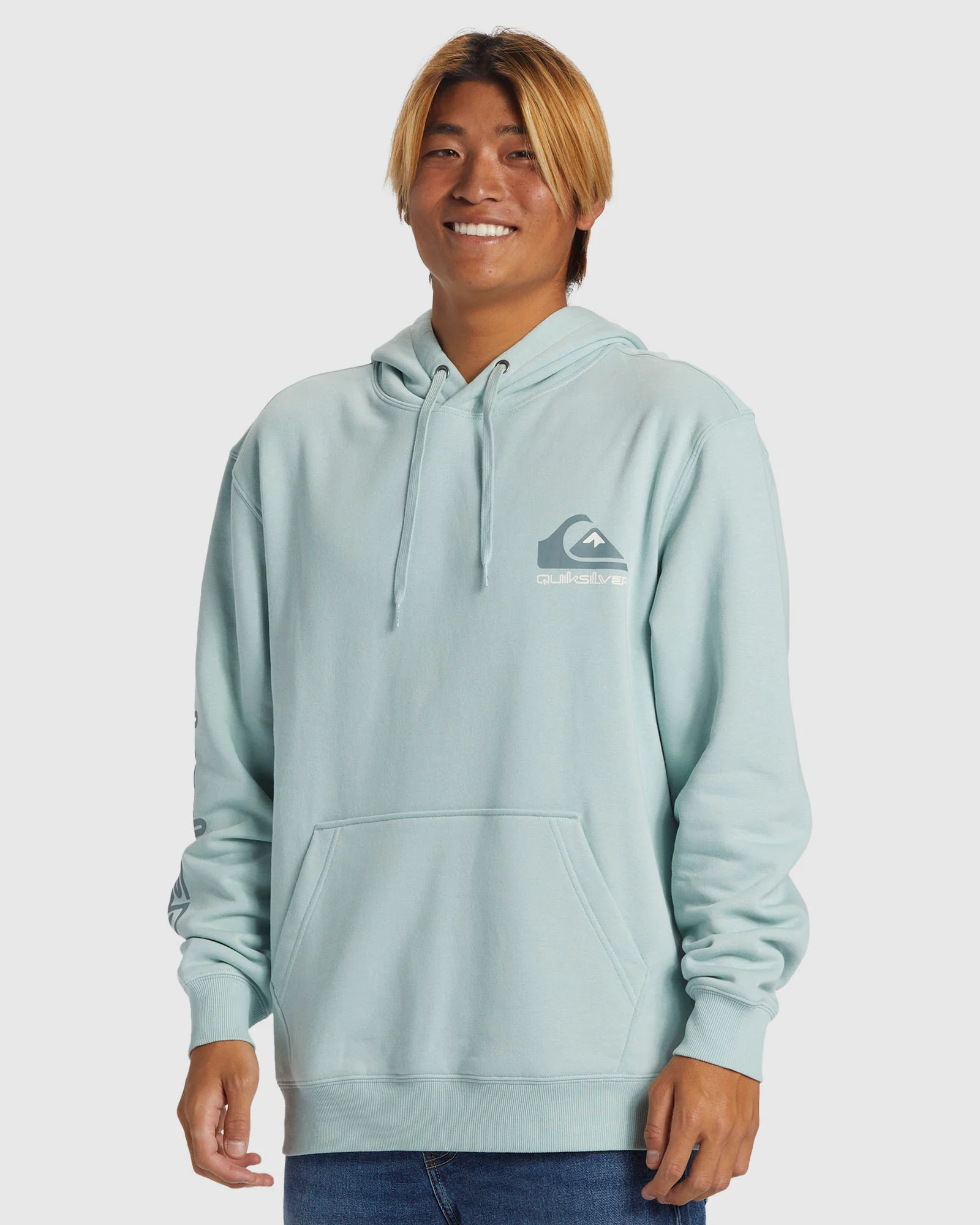 Mens Omni Logo Pullover Hoodie - Image 2