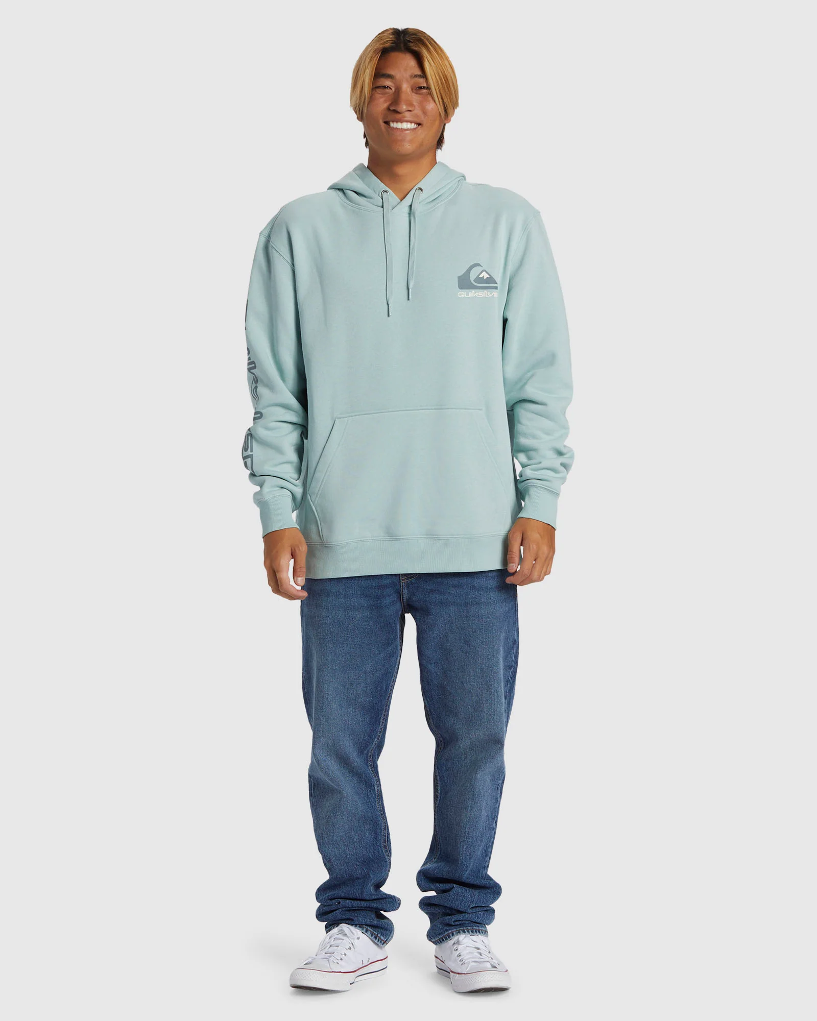 Mens Omni Logo Pullover Hoodie - Image 5
