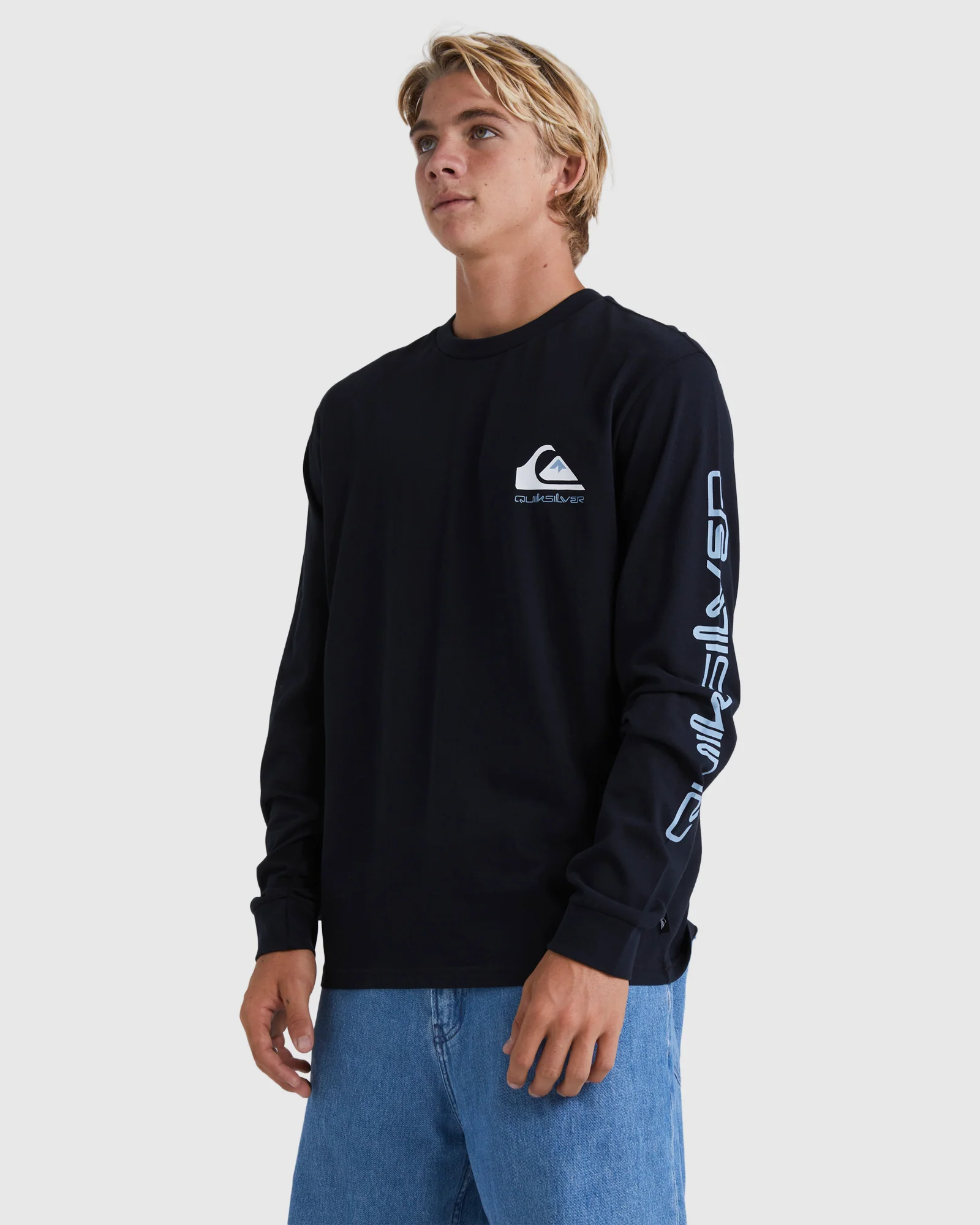 Mens Omni Logo Long Sleeve T-Shirt - Image 2