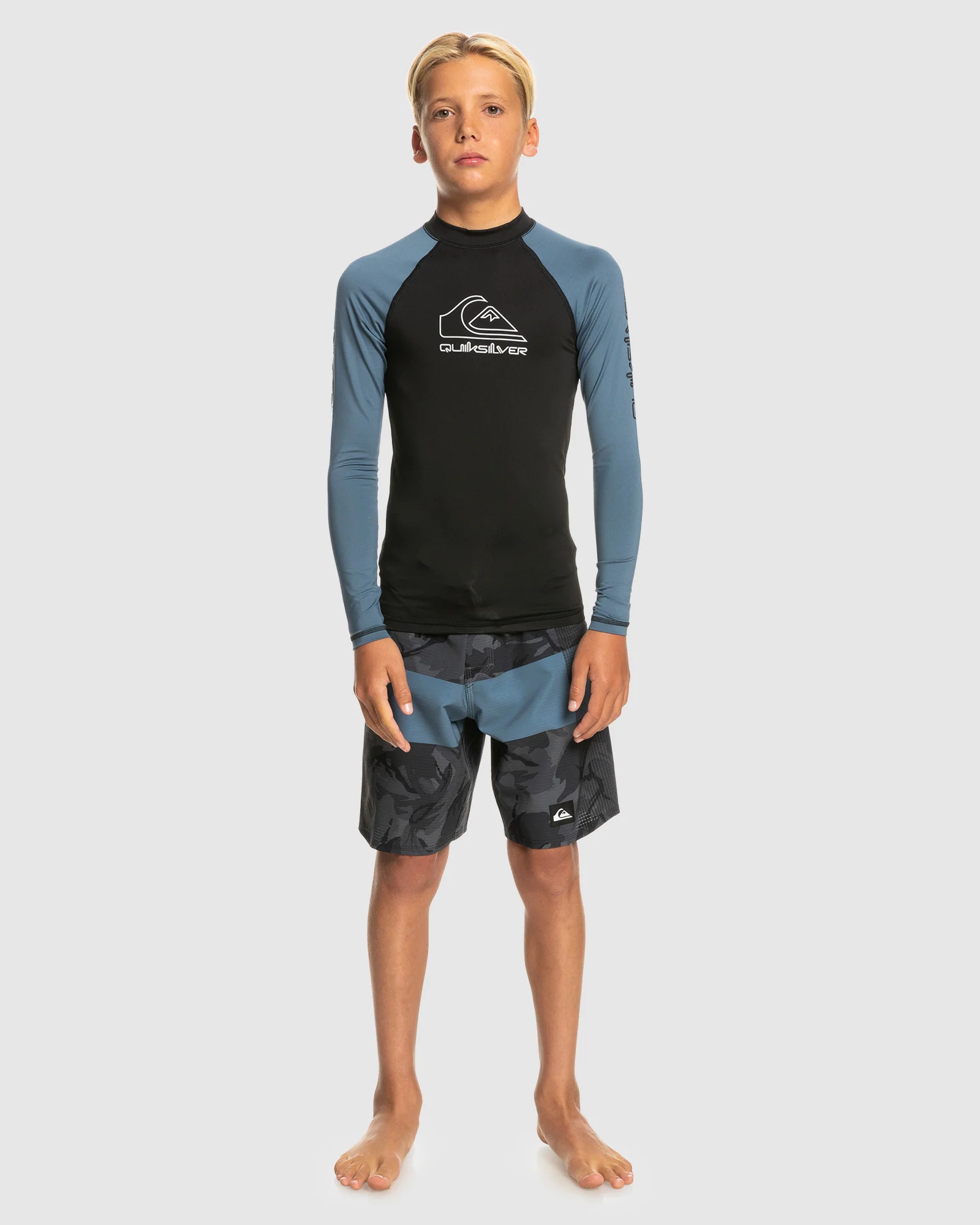 Boys 8-16 On Tour Long Sleeve UPF 50 Rash Vest - Image 3