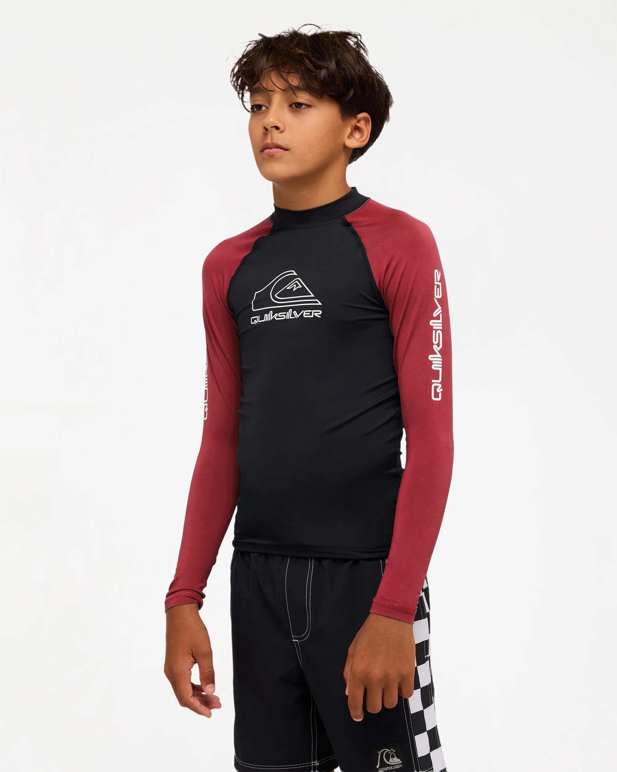 Boys 8-16 On Tour Long Sleeve Rash Vest - Image 3