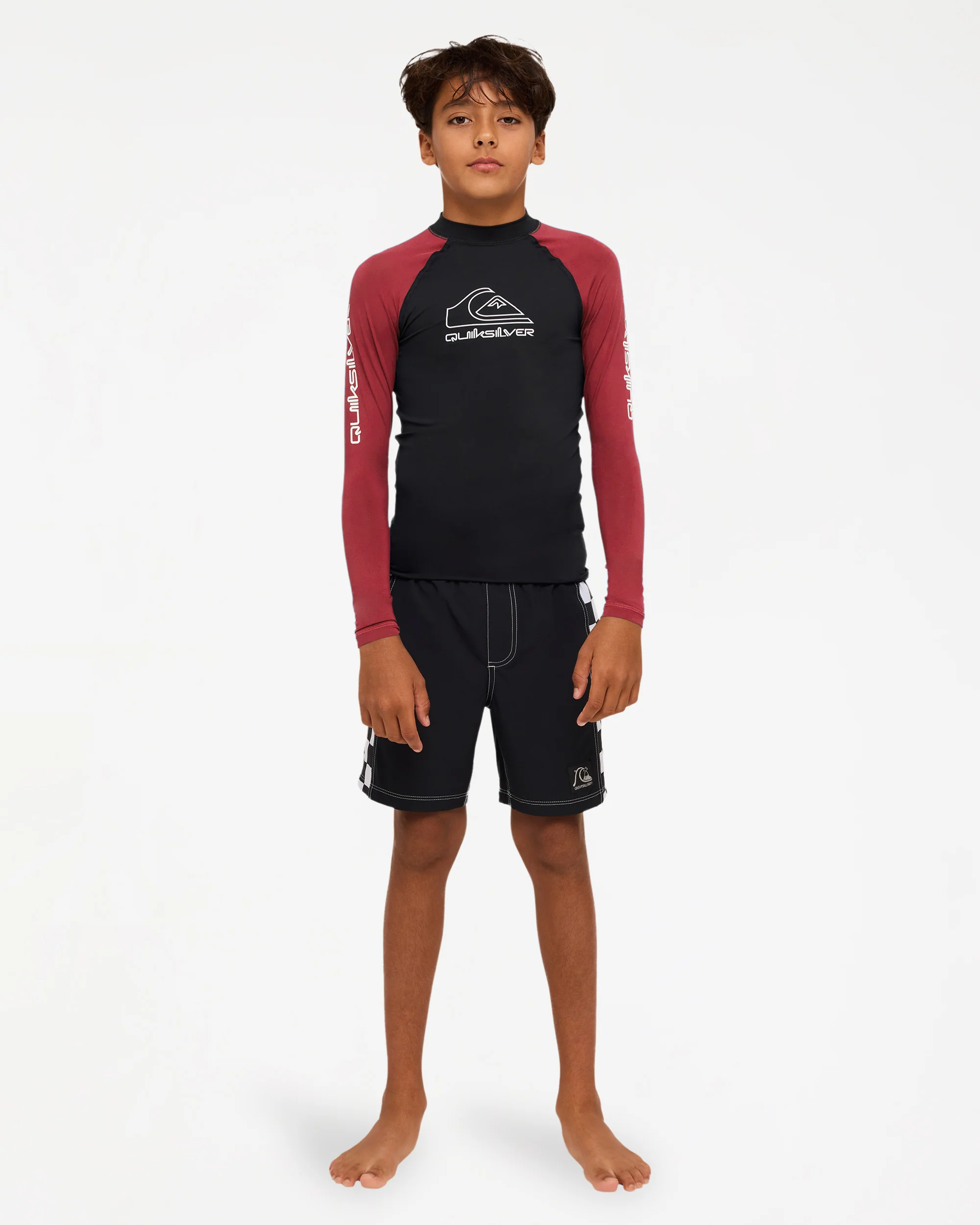 Boys 8-16 On Tour Long Sleeve Rash Vest - Image 5