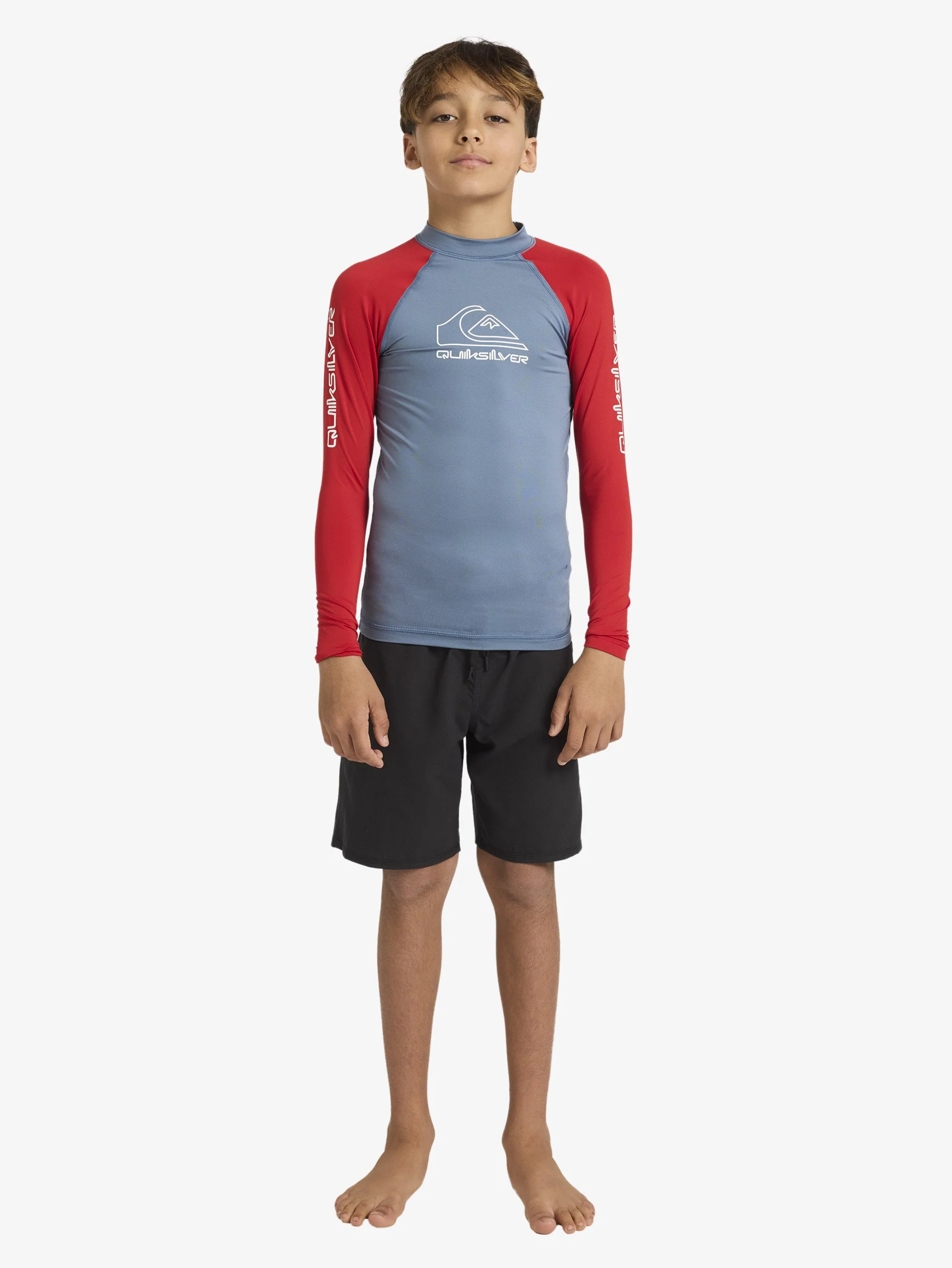 Boys 8-16 On Tour Long Sleeve Rash Vest - Image 5