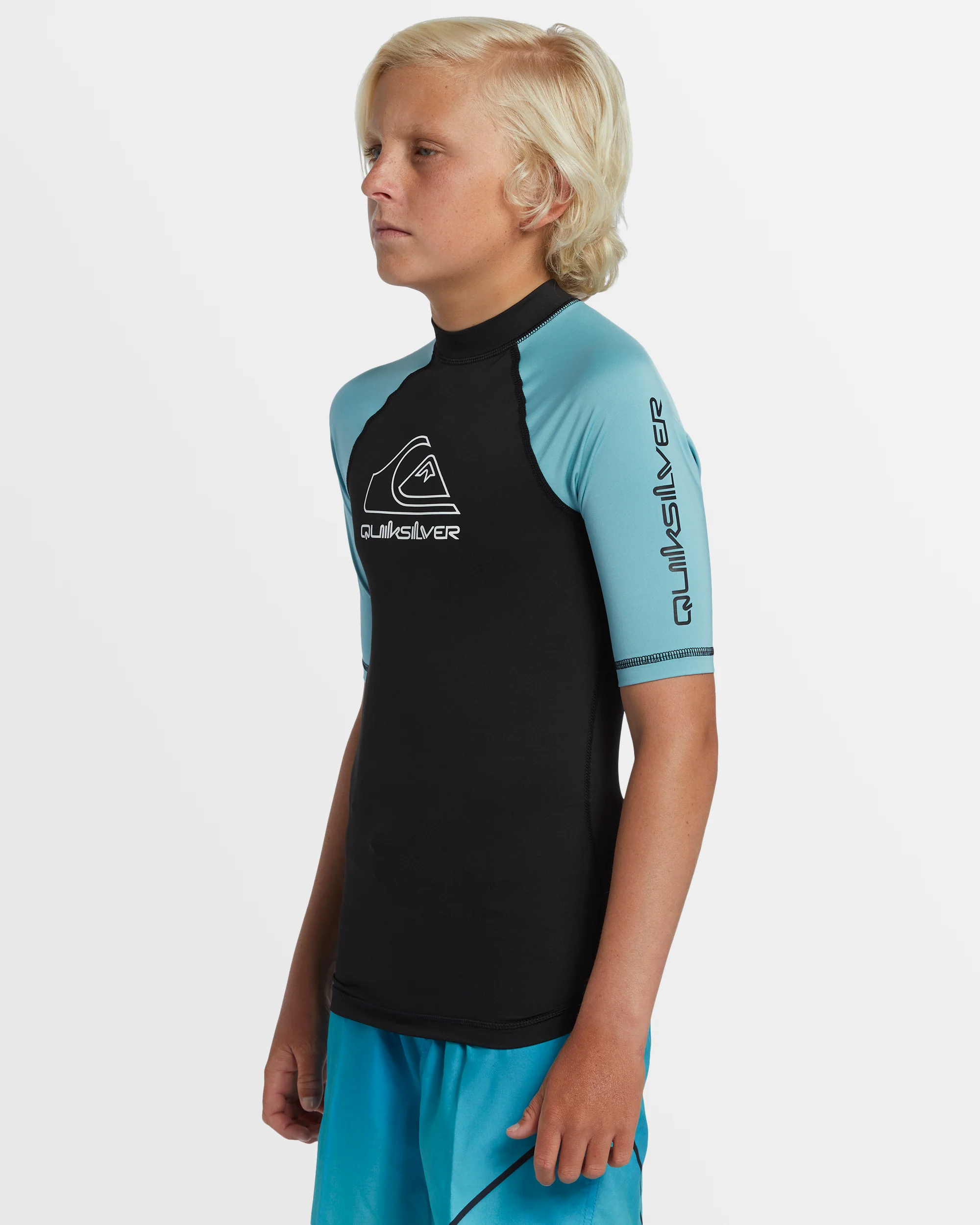 Boys 8-16 On Tour Short Sleeve Rash Vest - Image 2