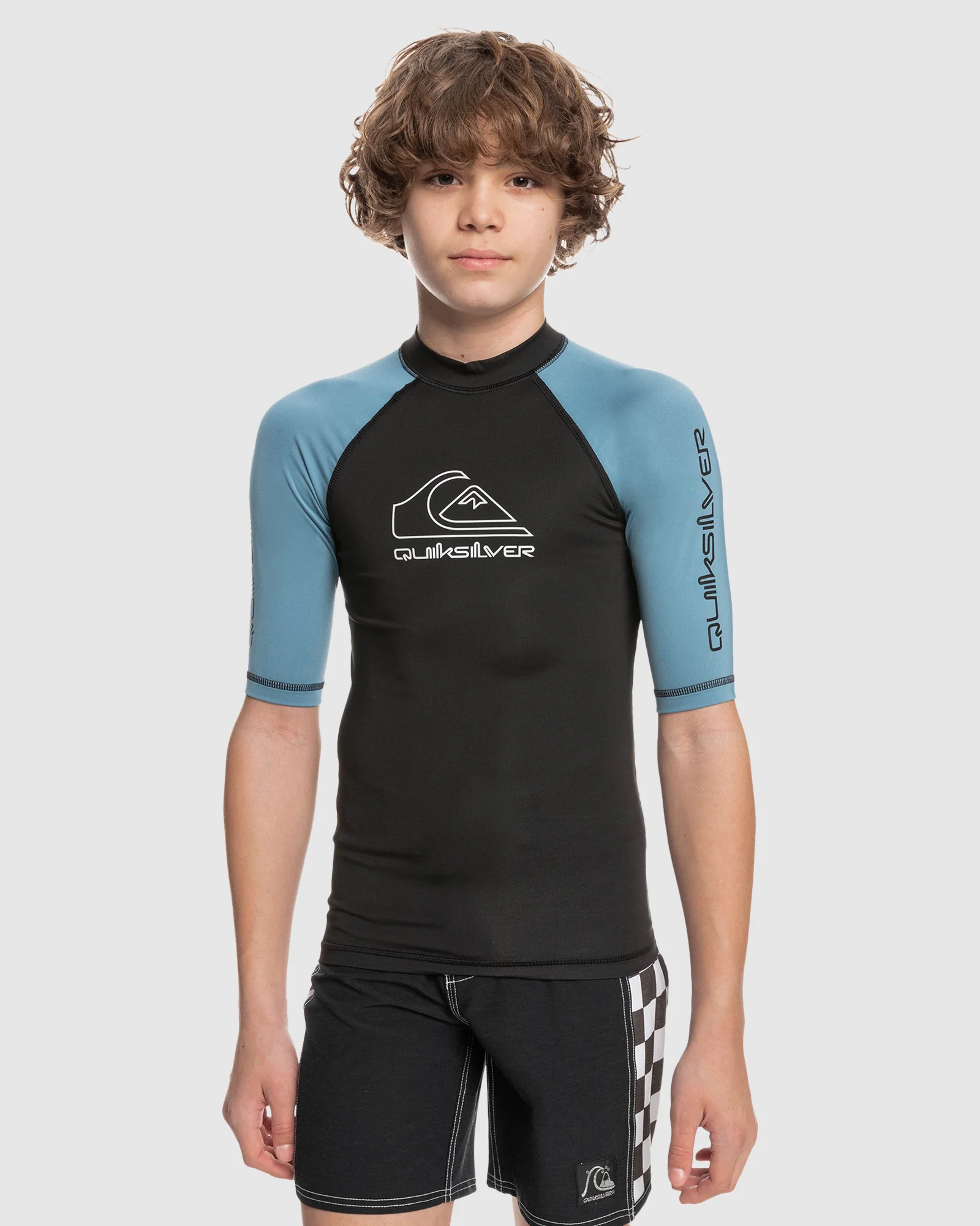 Boys 8-16 On Tour Short Sleeve Rash Vest - Image 4