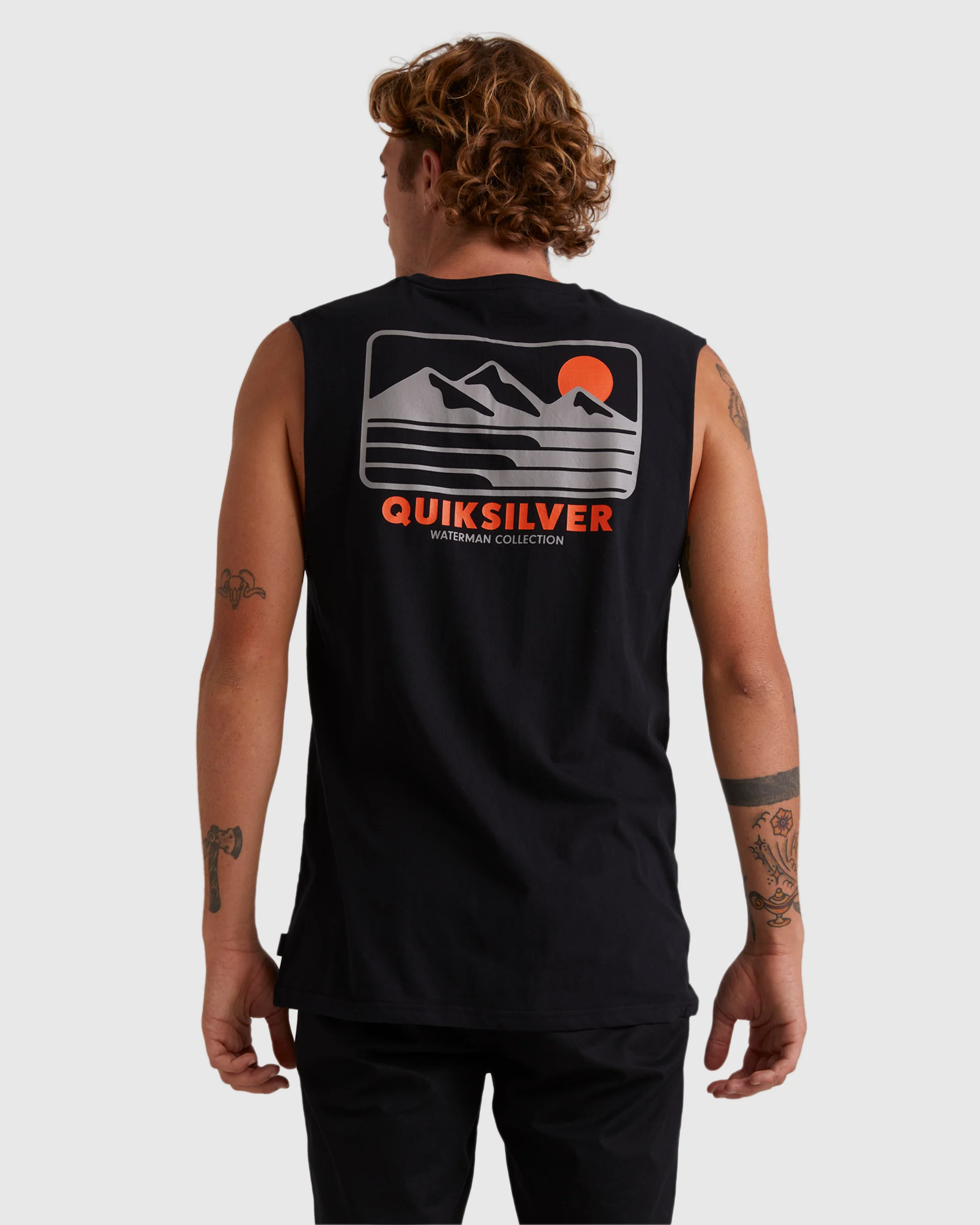 Mens Outer Island Sleeveless Muscle T-Shirt - Image 3