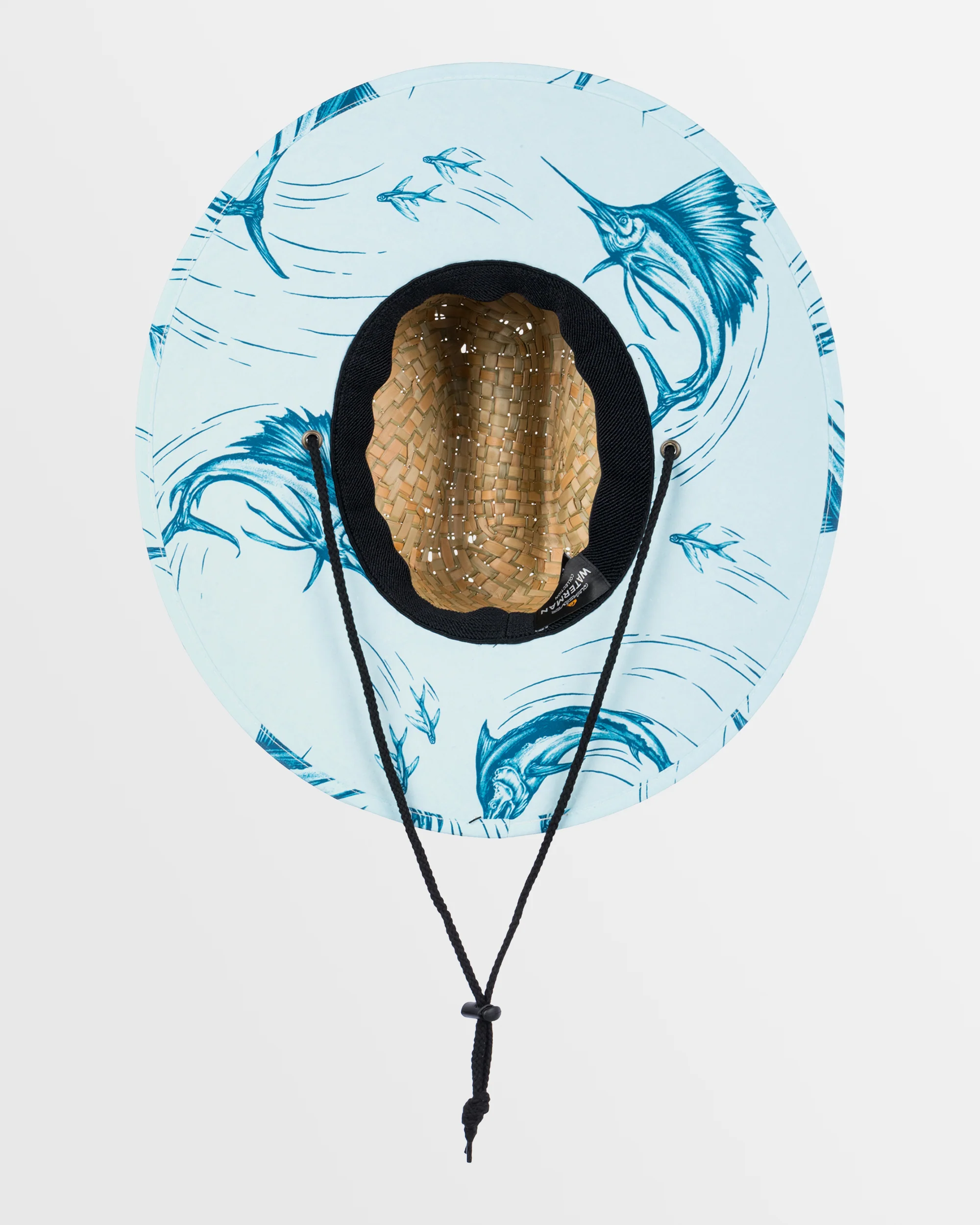 Mens Waterman Outsider Straw Lifeguard Hat - Image 2