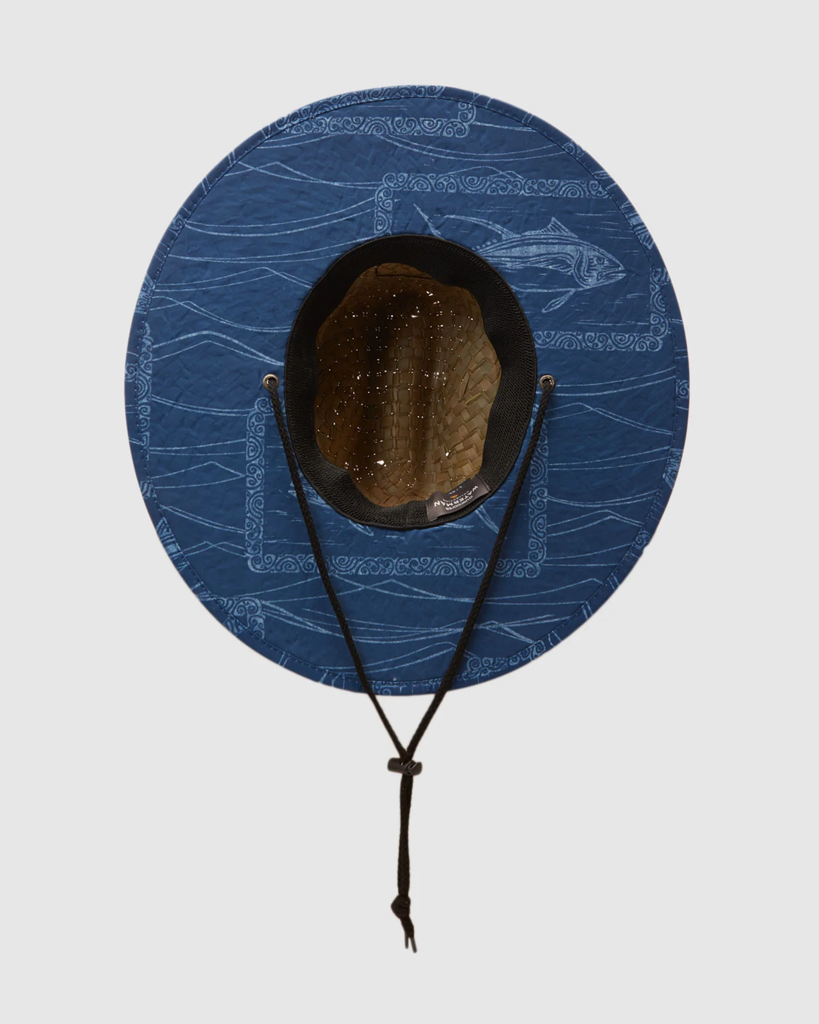 Mens Waterman Outsider Straw Lifeguard Hat - Image 4