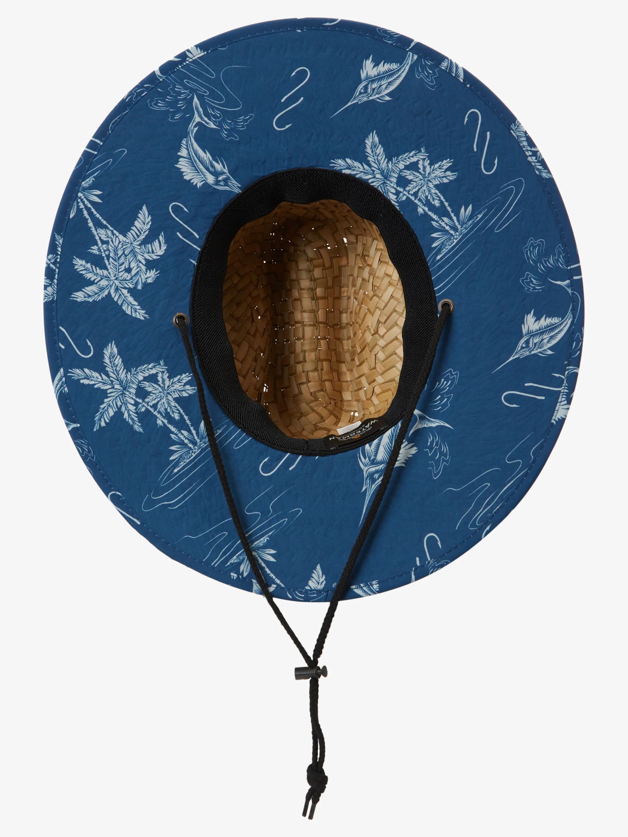Mens Waterman Outsider Straw Lifeguard Hat - Image 3