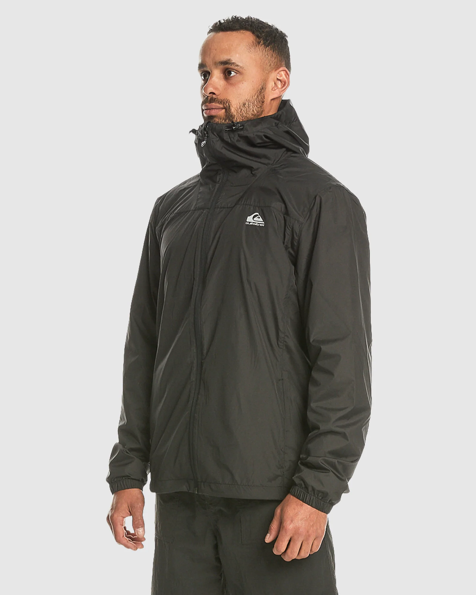 Mens Overcast Hooded Windbreaker Jacket - Image 2