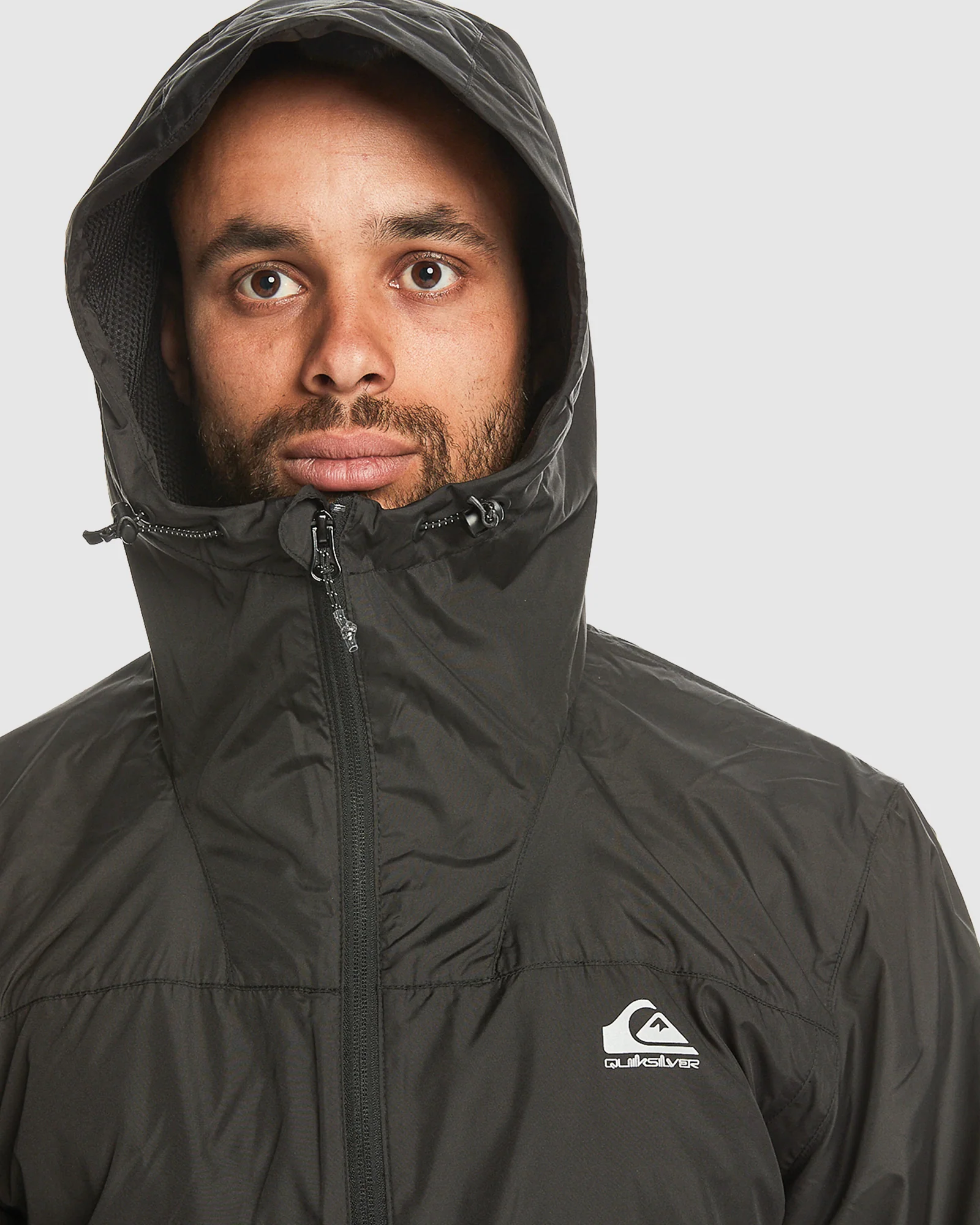 Mens Overcast Hooded Windbreaker Jacket - Image 4