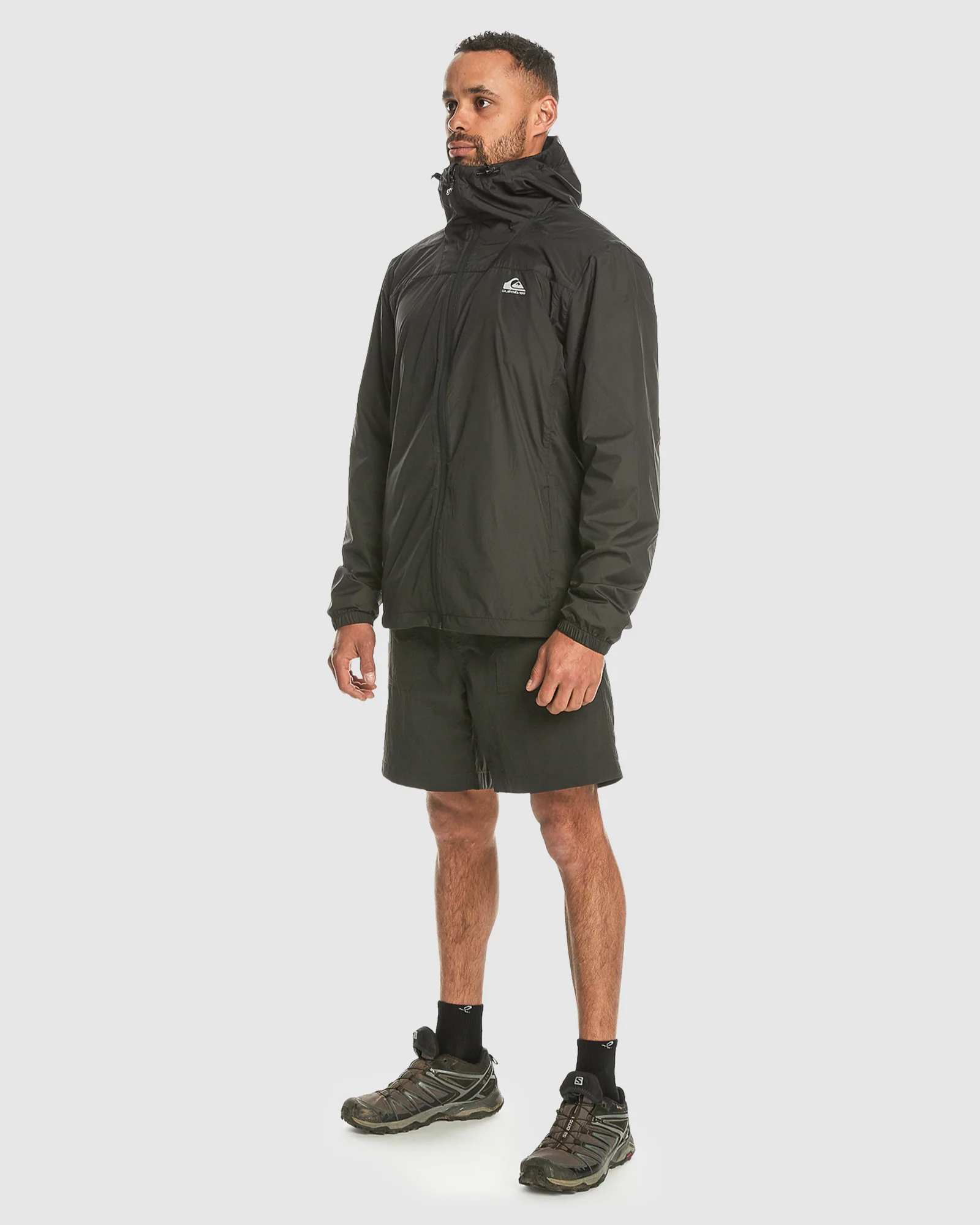 Mens Overcast Hooded Windbreaker Jacket - Image 5