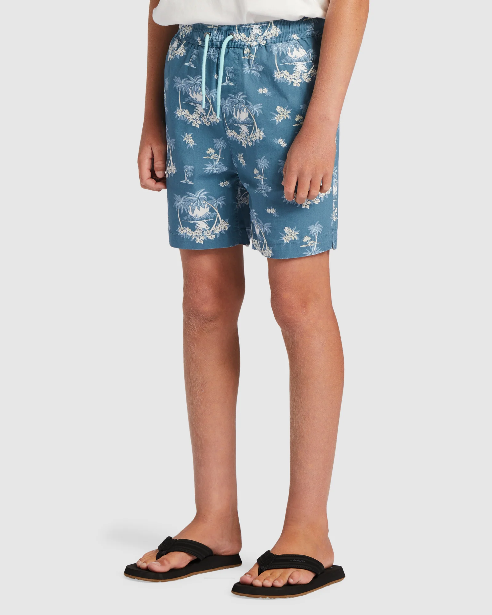 Boys 8-16 Palm Spritz Elasticated Waist Walk Shorts - Image 2