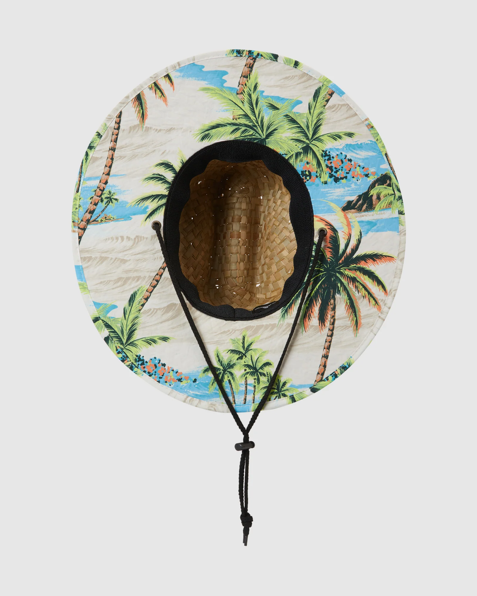 Mens Pierside Straw Lifeguard Hat - Image 3