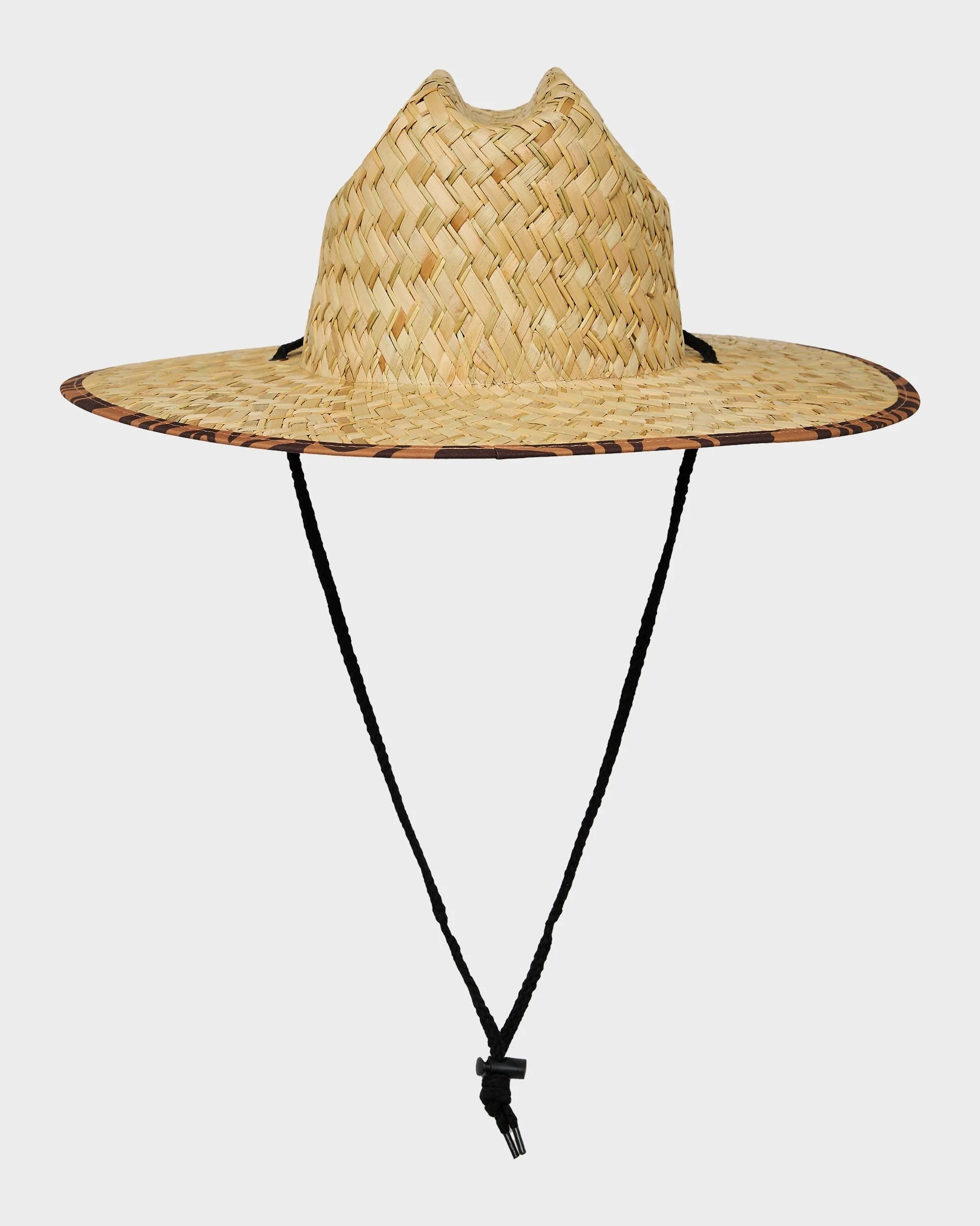 Mens Pierside Print Straw Hat - Image 4