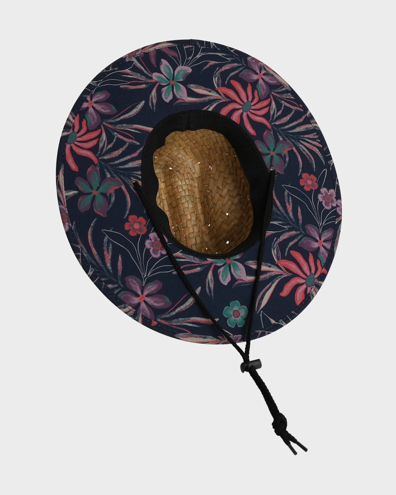 Mens Pierside Print Straw Hat - Image 3