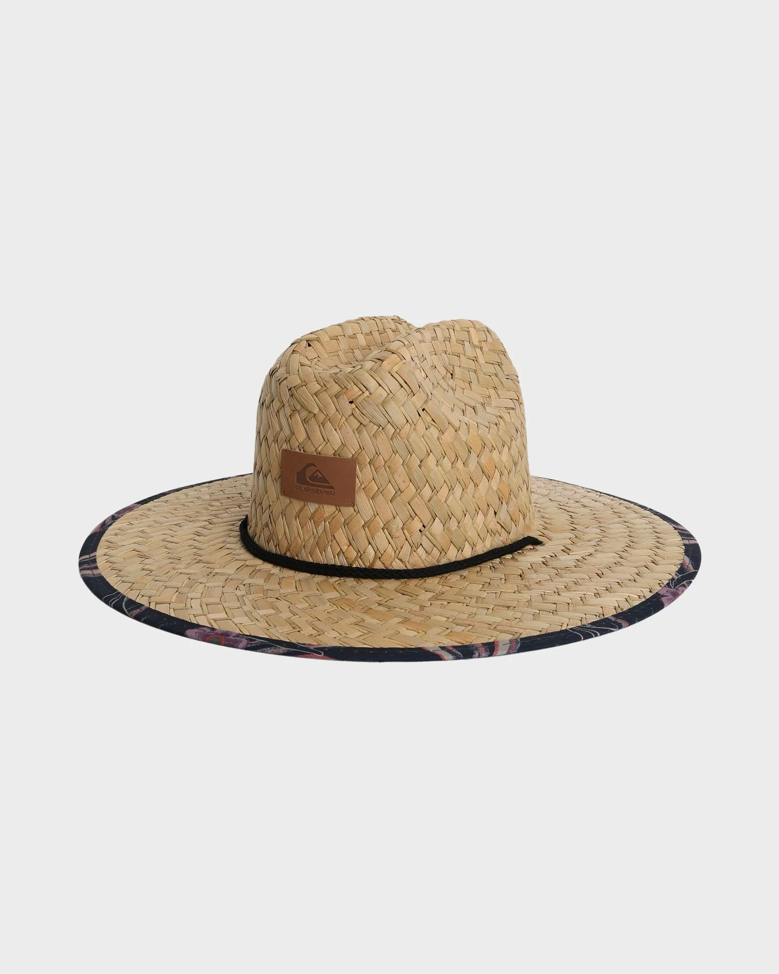 Mens Pierside Print Straw Hat - Image 4