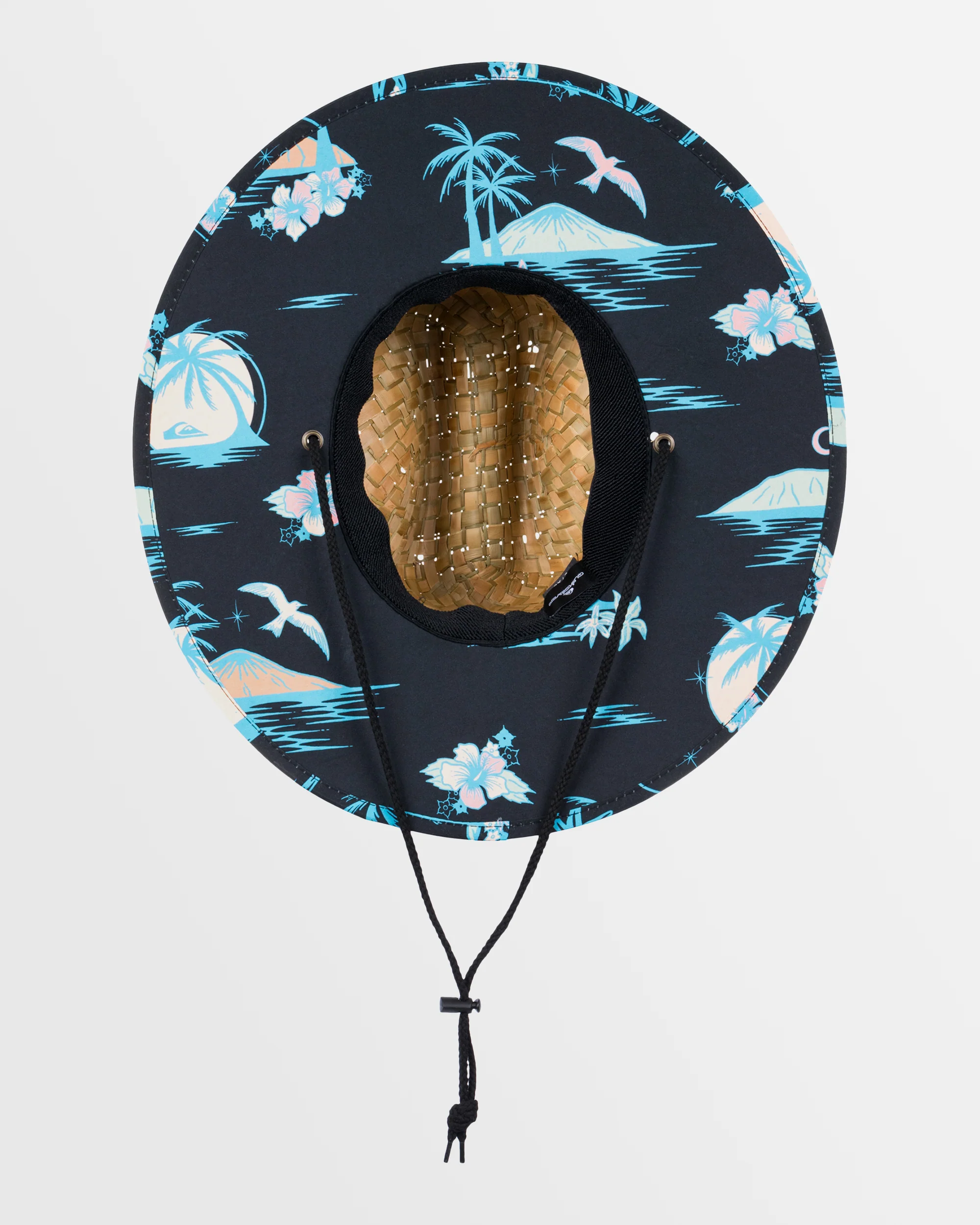 Mens Pierside Straw Lifeguard Hat - Image 2