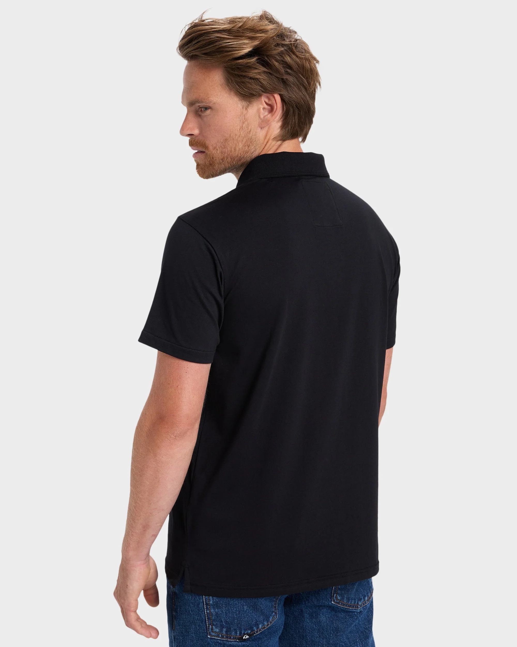 Mens Polo Stretch Short Sleeve Shirt - Image 2