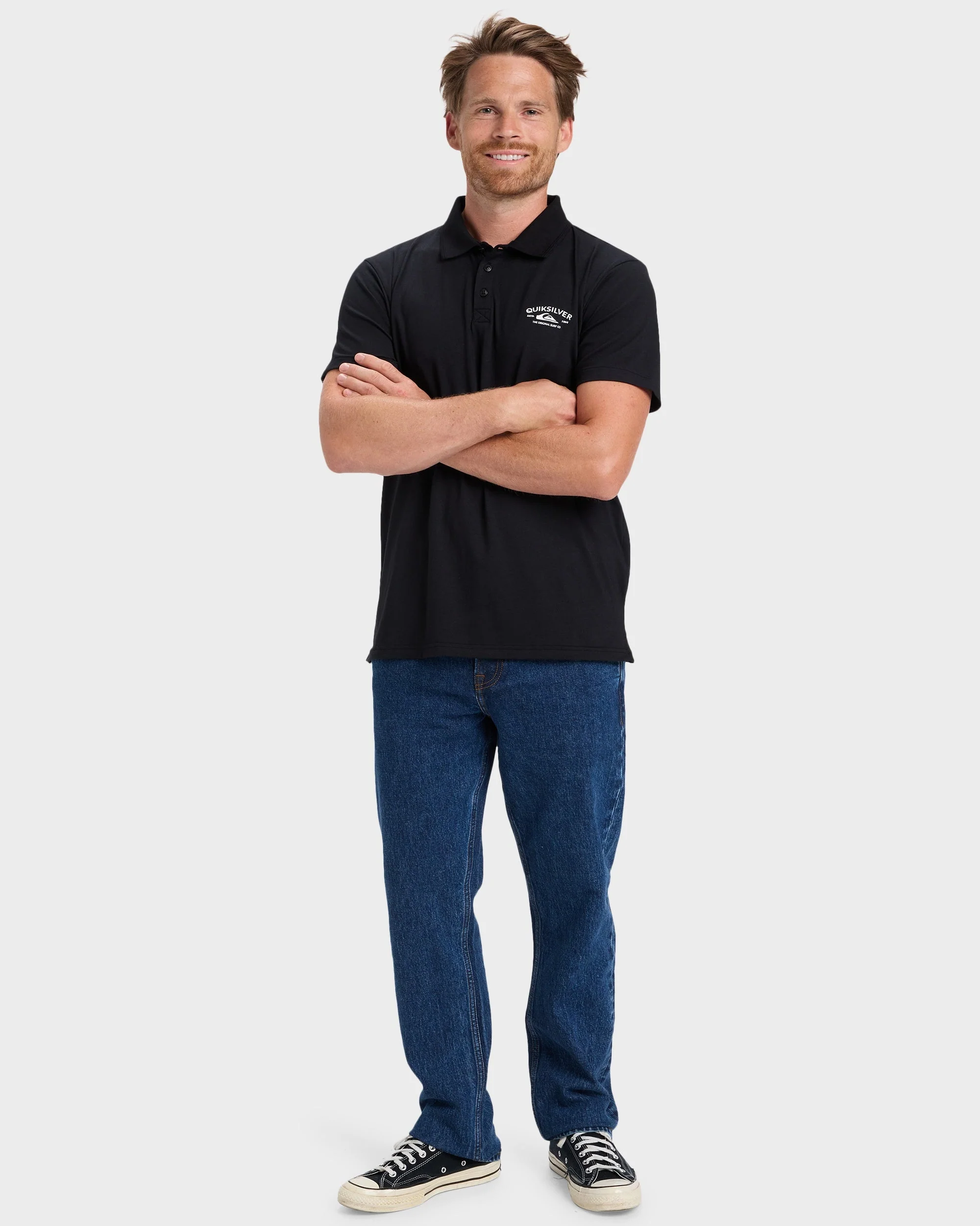 Mens Polo Stretch Short Sleeve Shirt - Image 7