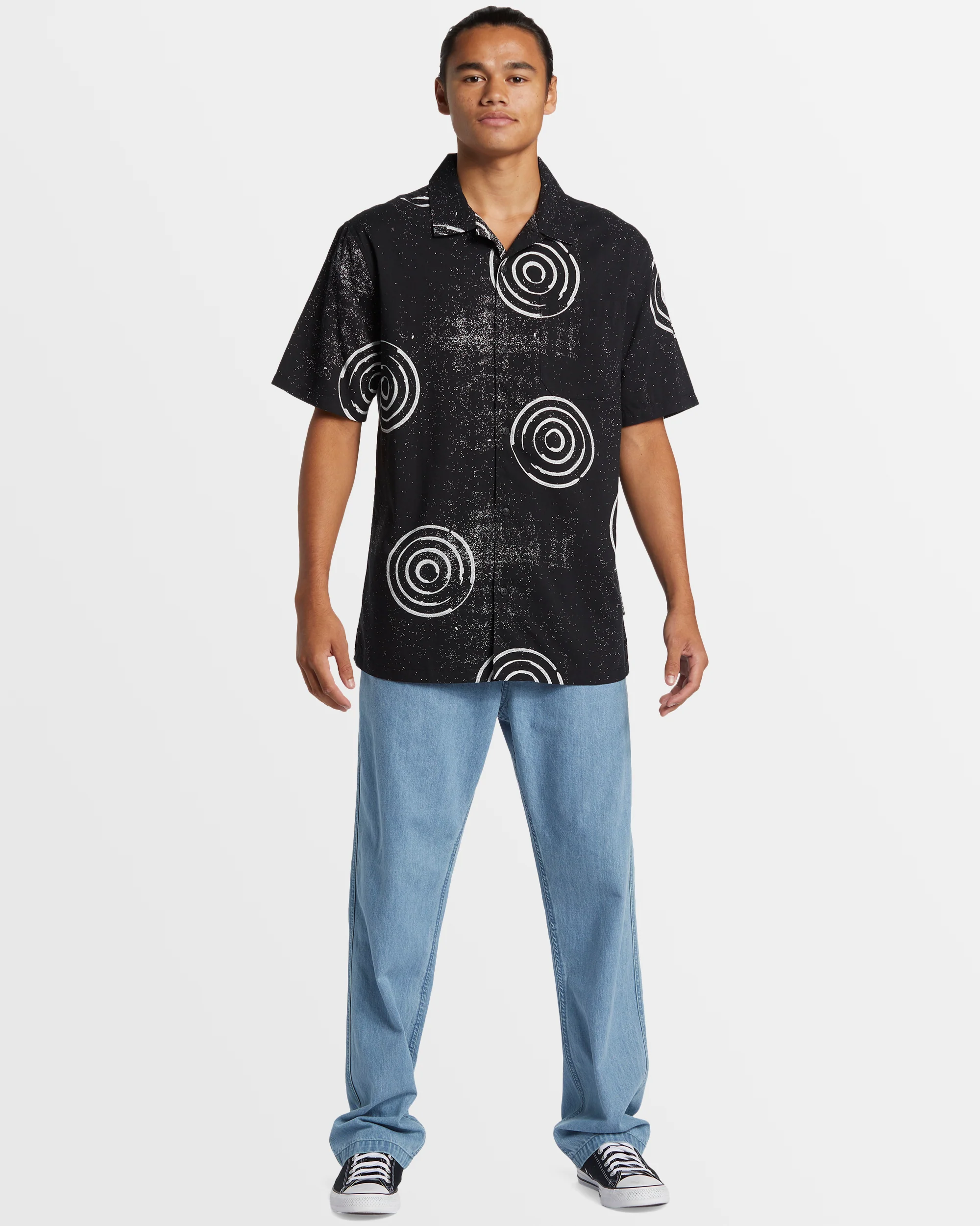 Mens Pool Party Casual Short Sleeve Shirt - Image 5