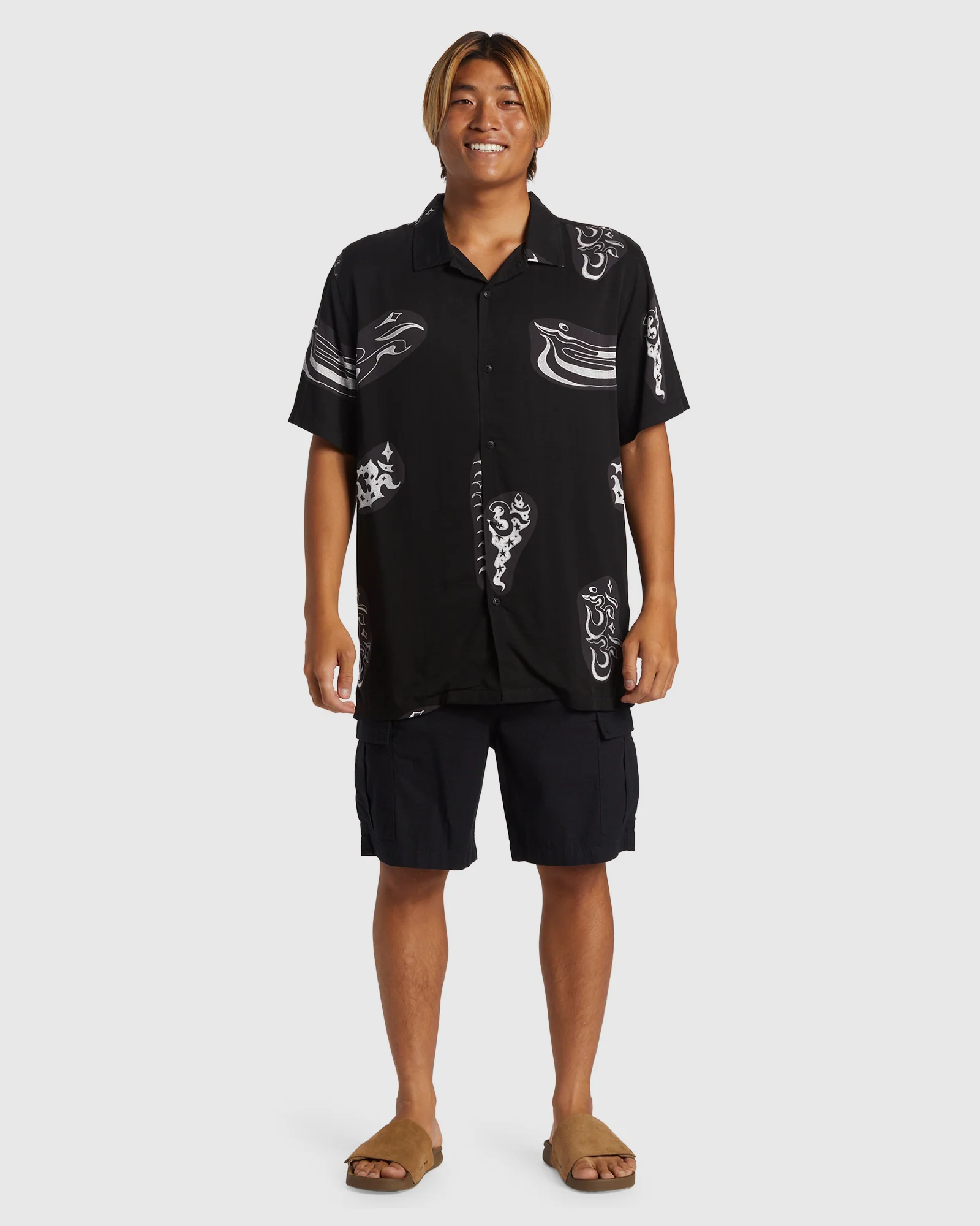 Mens Pool Party Casual Short Sleeve Shirt - Image 5