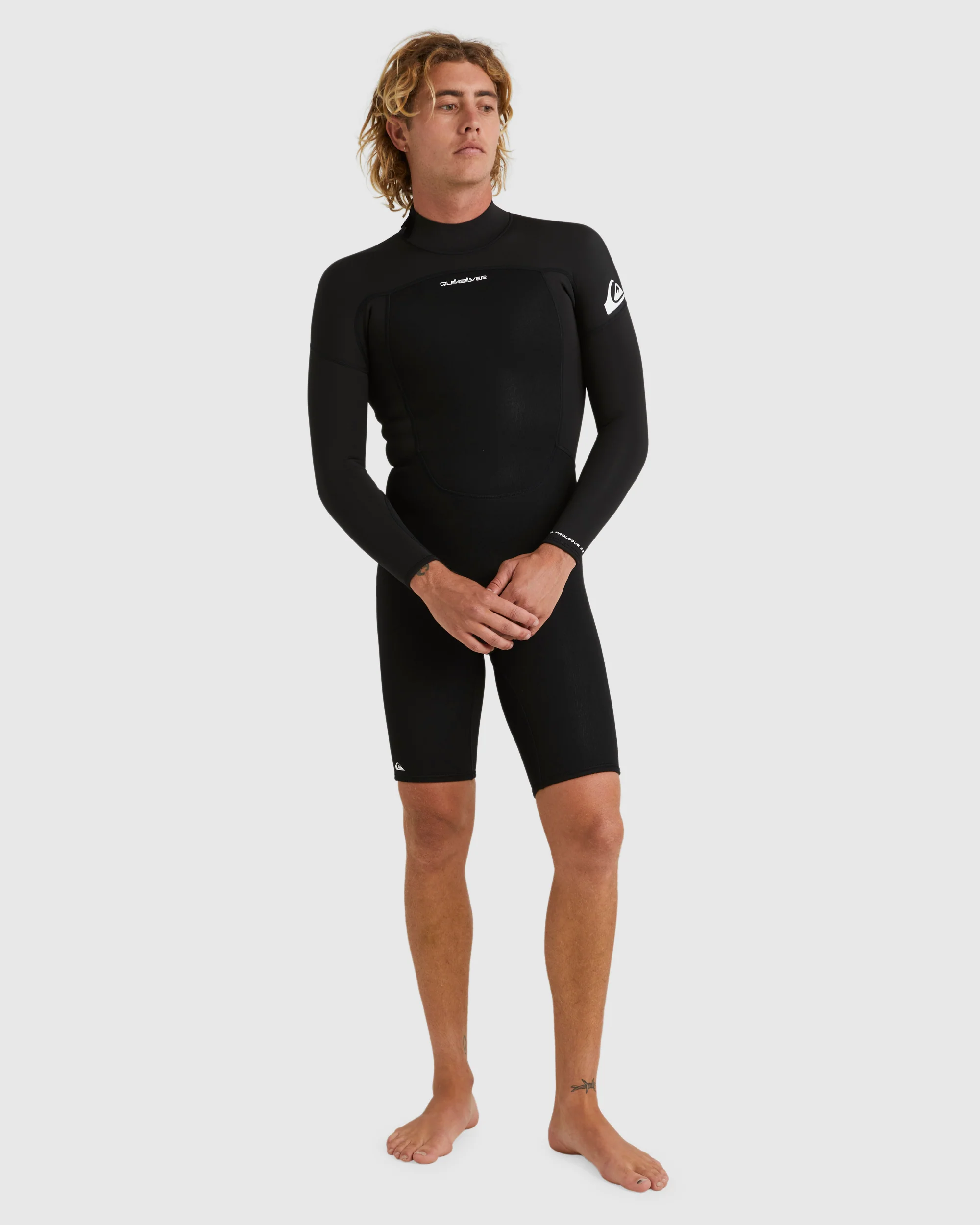 Mens 2/2mm Prologue Long Sleeve Back Zip Springsuit - Image 7