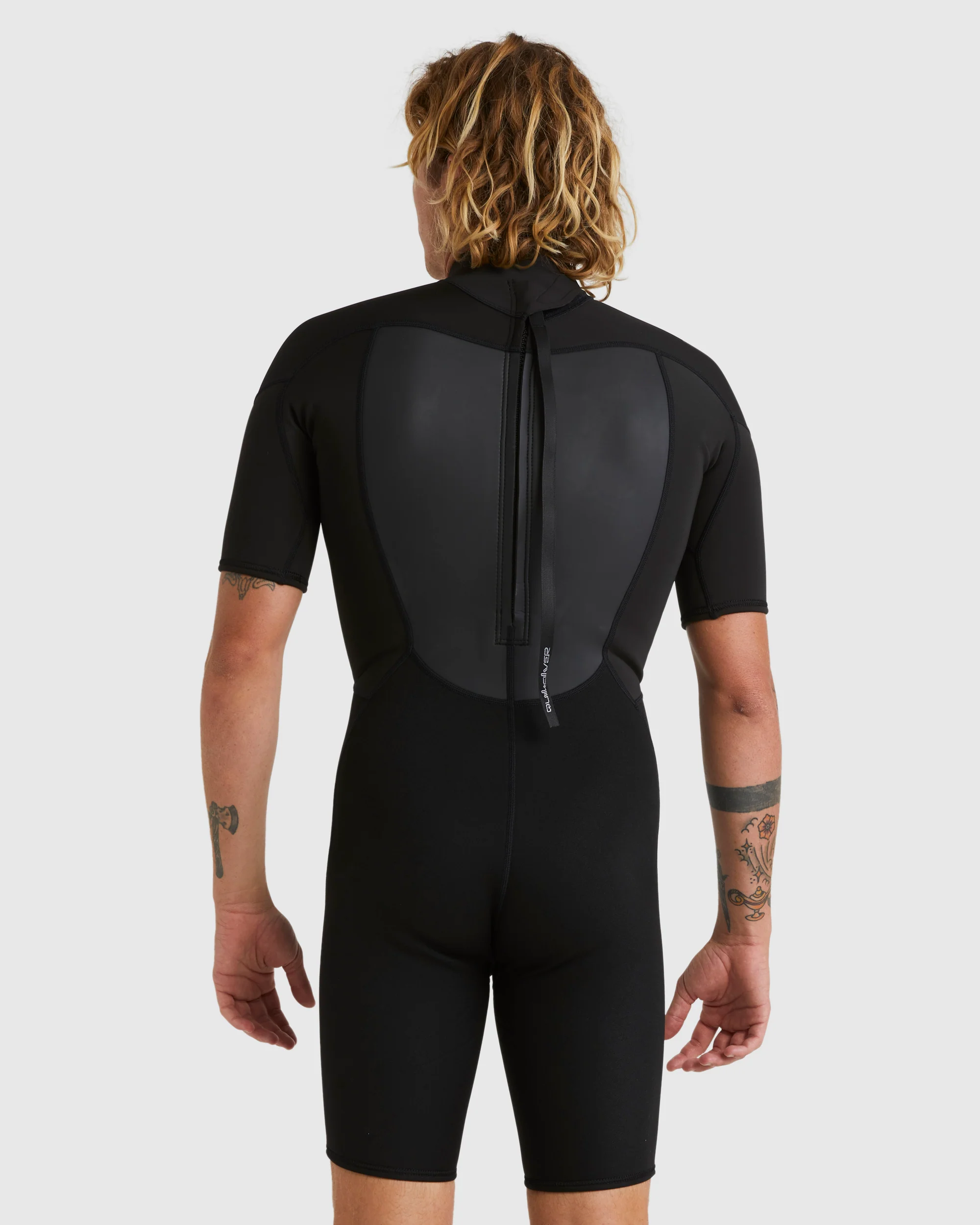 Mens 2/2mm Prologue Short Sleeve Back Zip Springsuit - Image 3