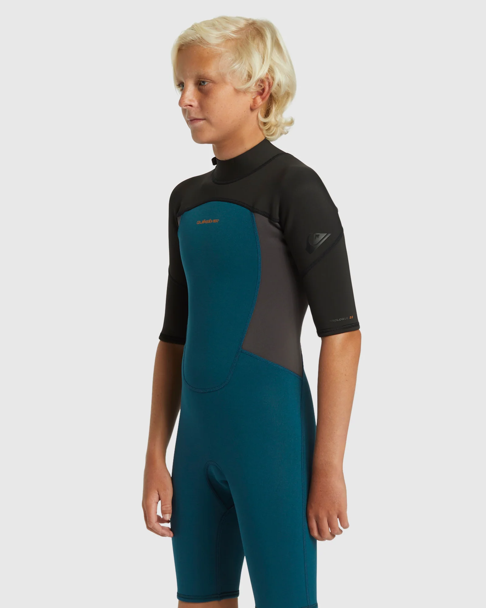 Boys 8-16 2/2mm Everyday Sessions Short Sleeve Back Zip Springsuit - Image 3