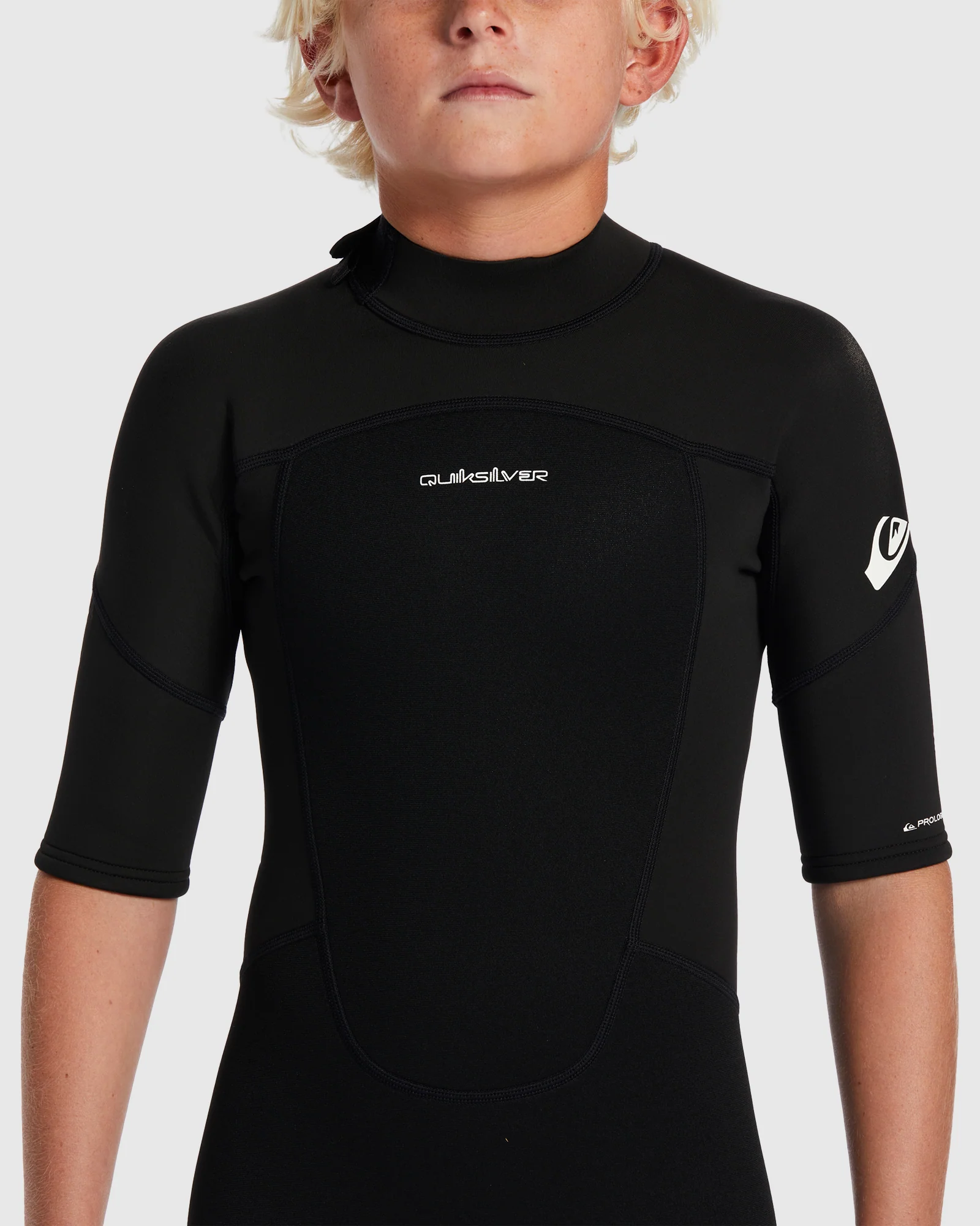 Boys 8-16 2/2mm Everyday Sessions Short Sleeve Back Zip Springsuit - Image 4