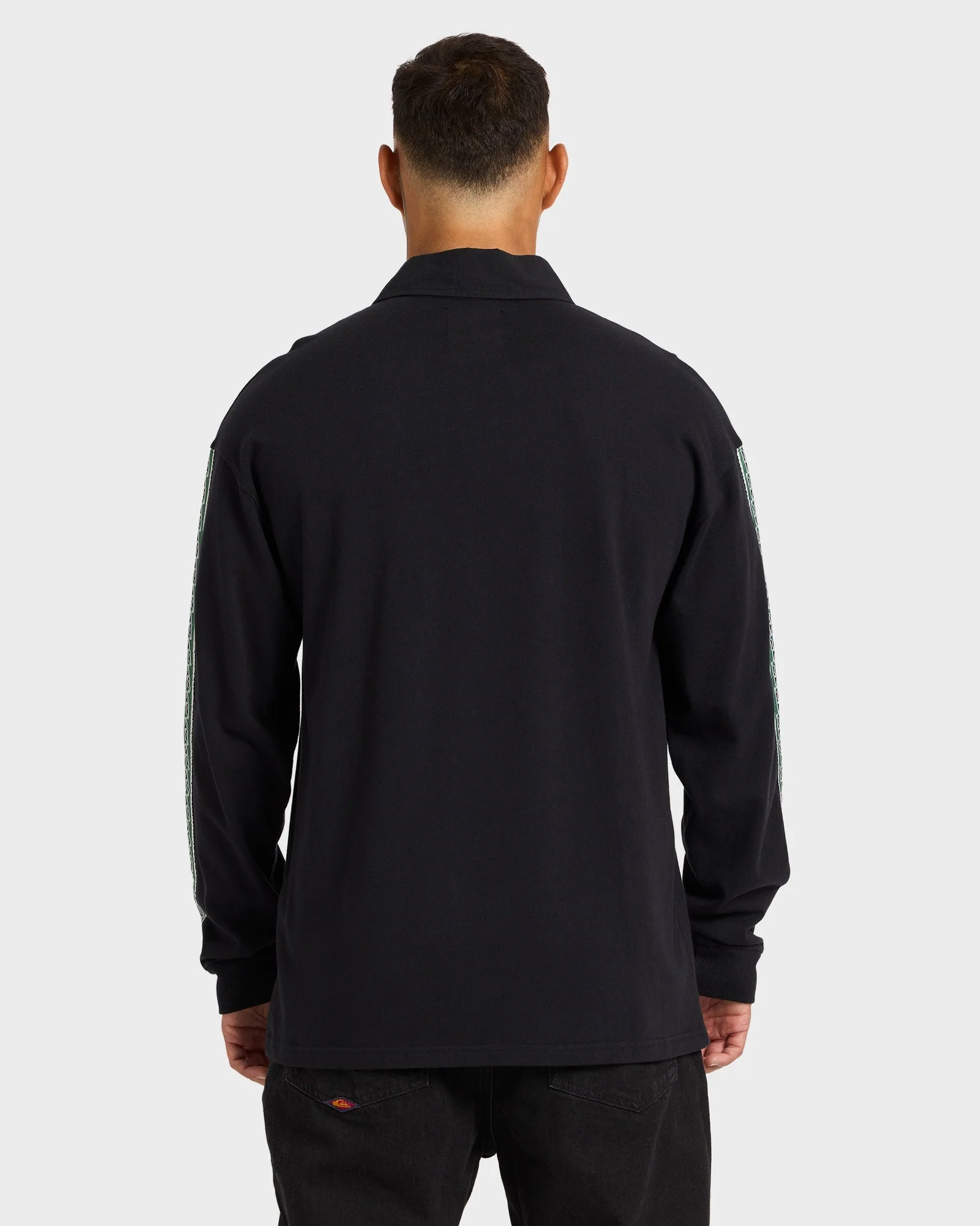 Mens Kehu Pu-Tawhiro Polo Long Sleeve Shirt - Image 3