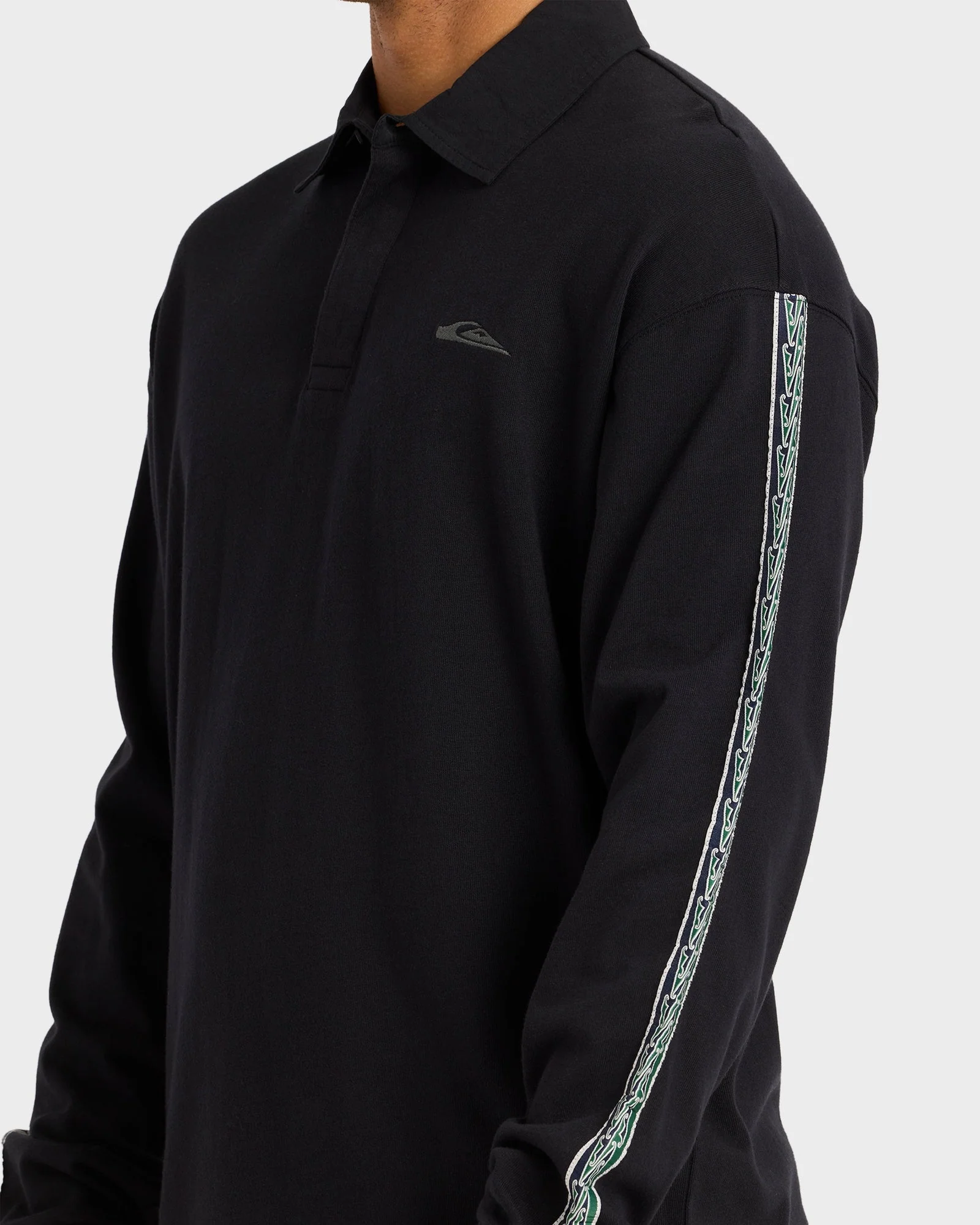 Mens Kehu Pu-Tawhiro Polo Long Sleeve Shirt - Image 5