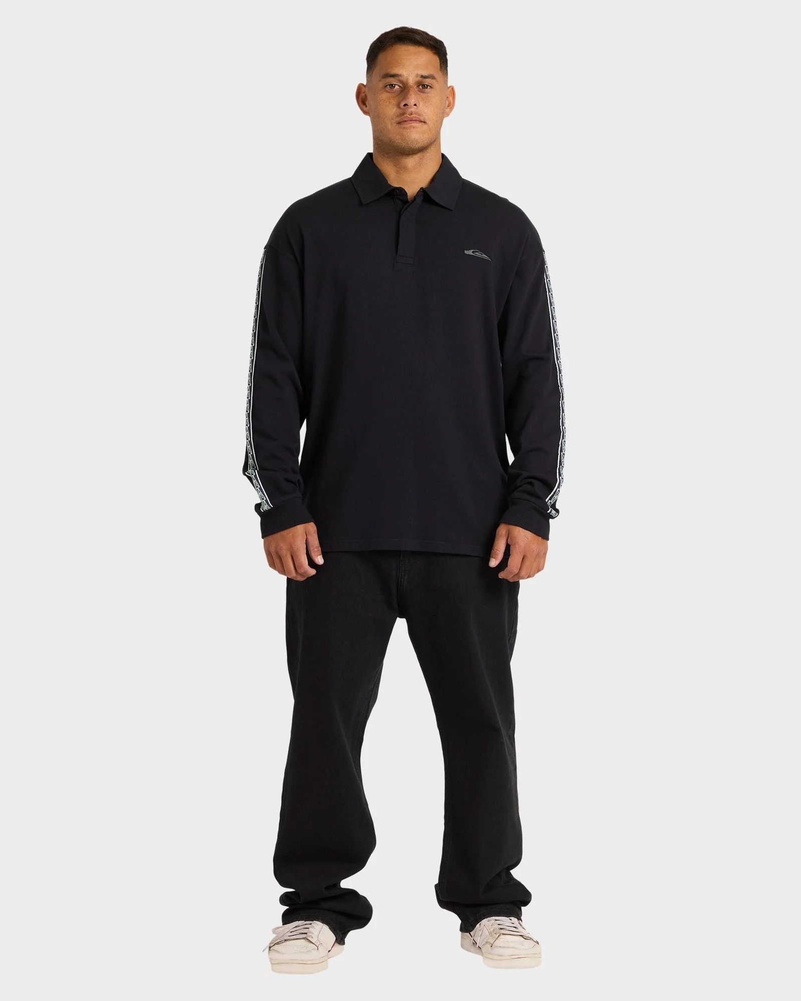 Mens Kehu Pu-Tawhiro Polo Long Sleeve Shirt - Image 6