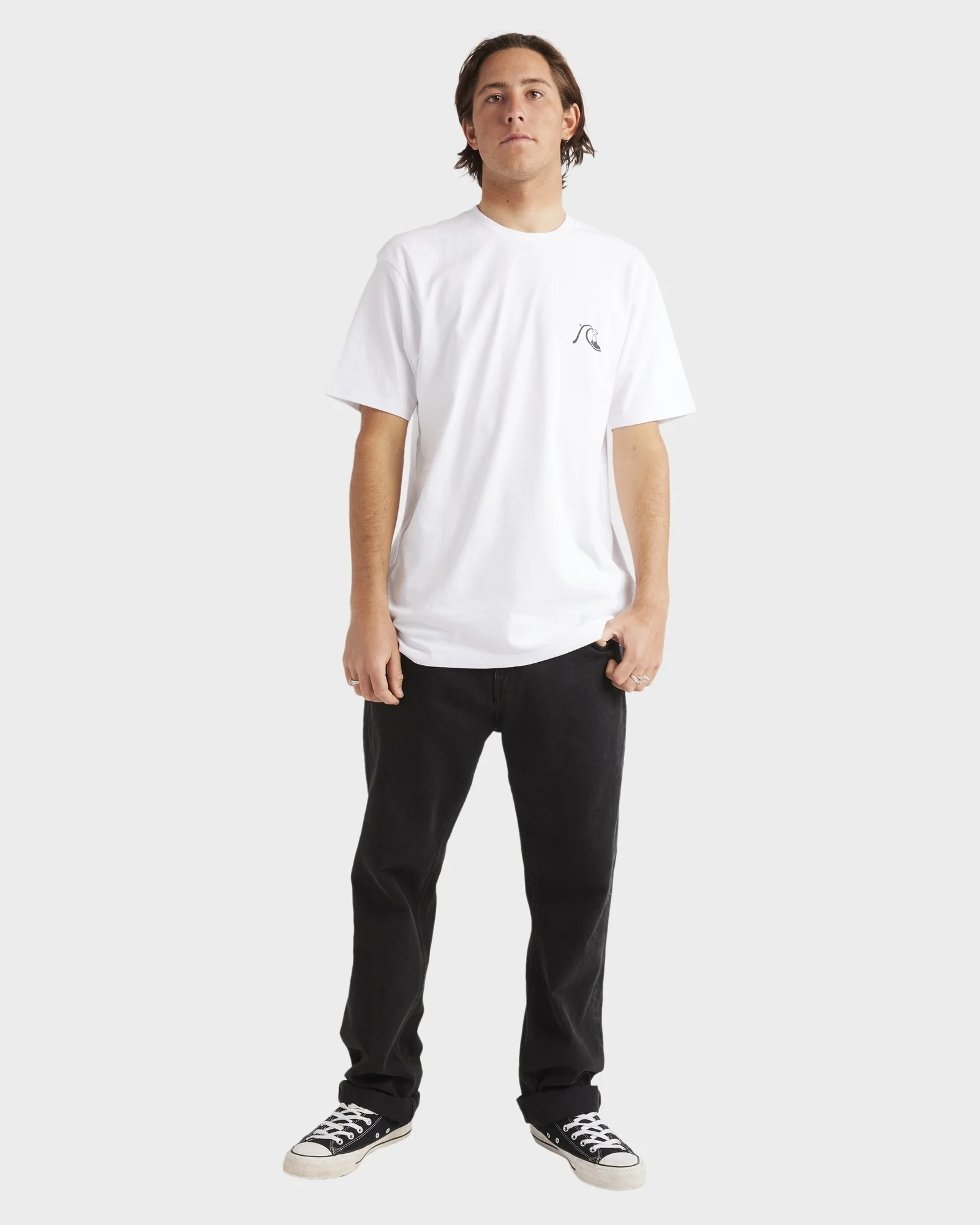Mens Quiksilver Bubble Logo T-Shirt - Image 5