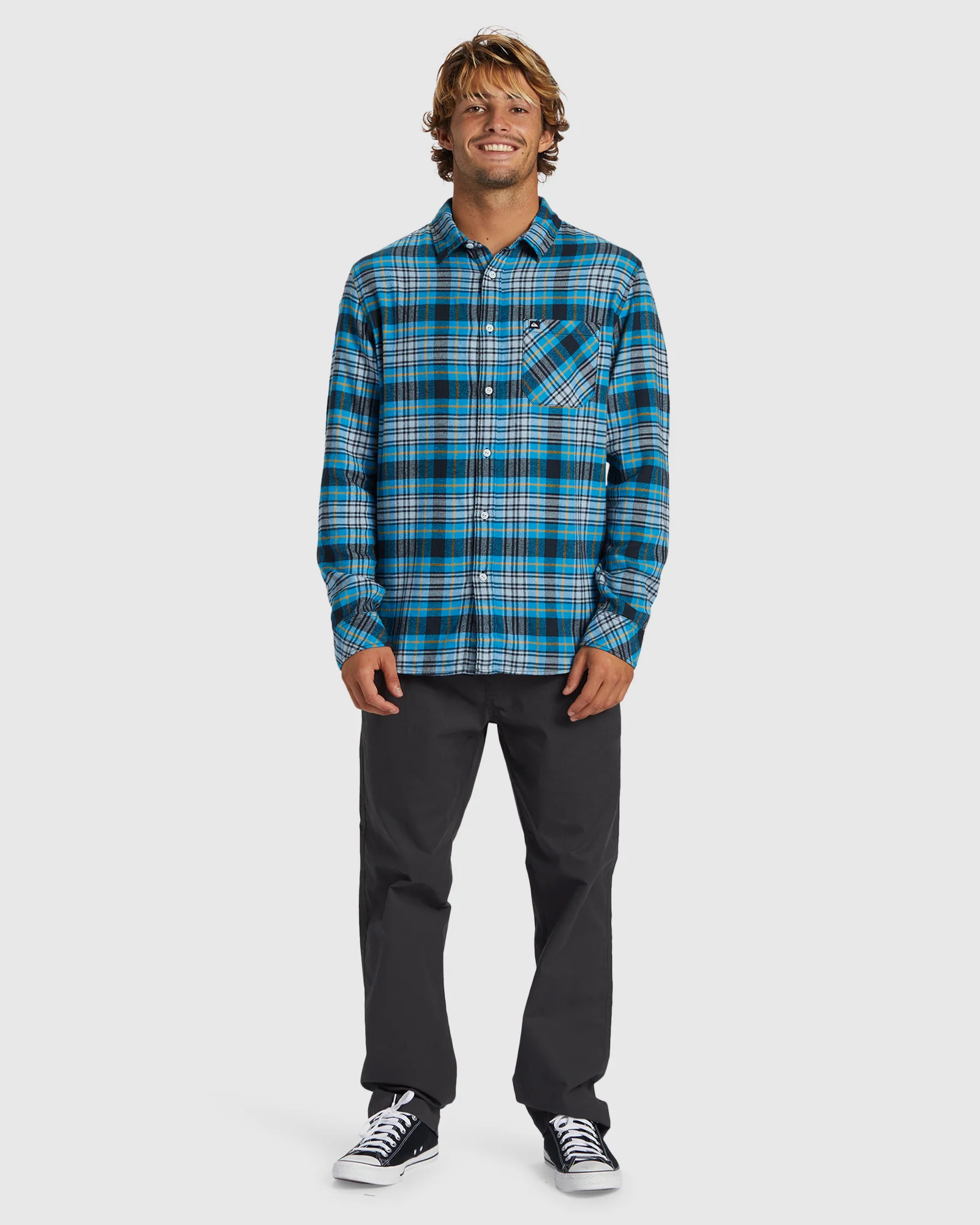 Mens Classic Flannel Shirt - Image 5