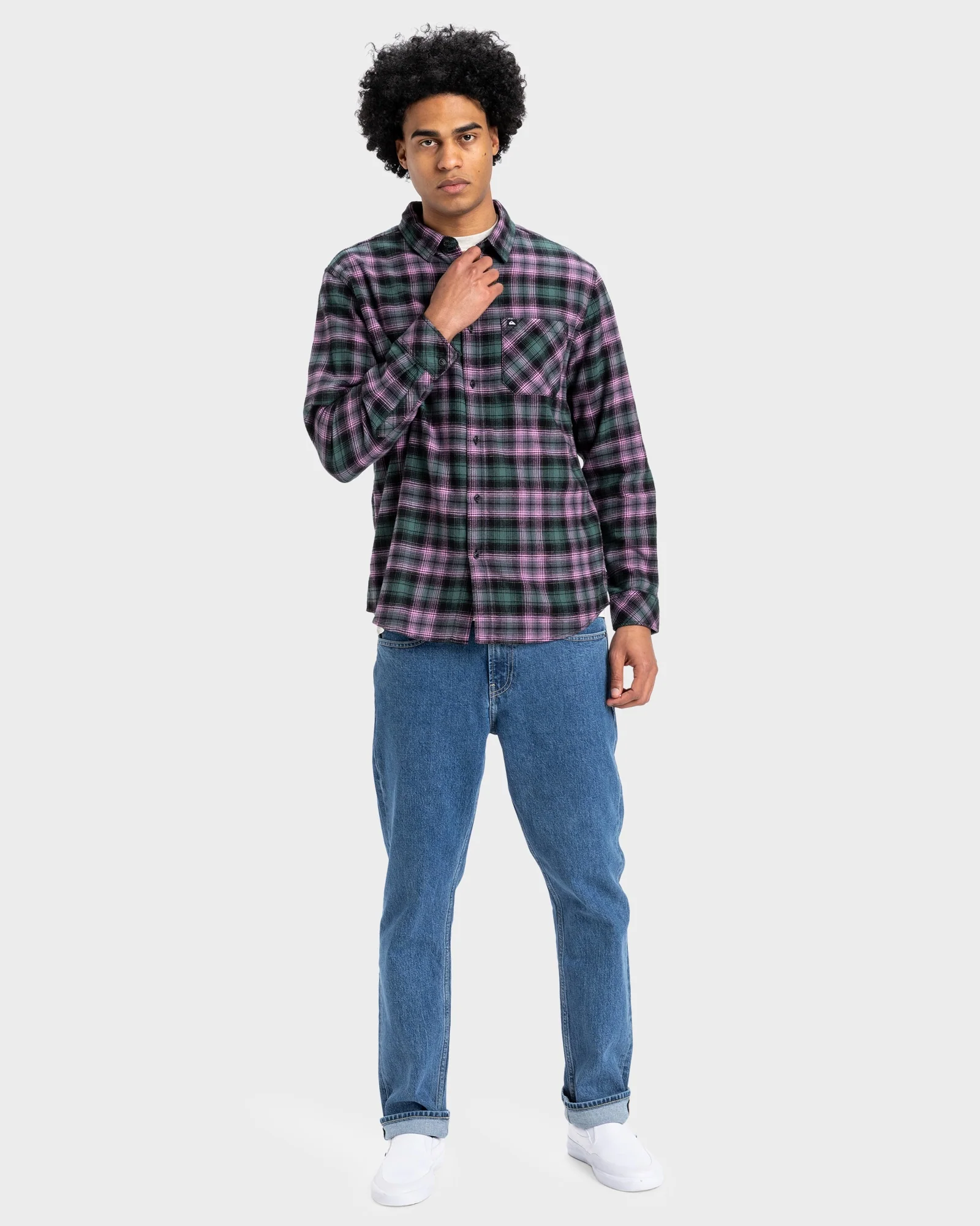 Mens Quiksilver Classic Flannel Shirt - Image 5