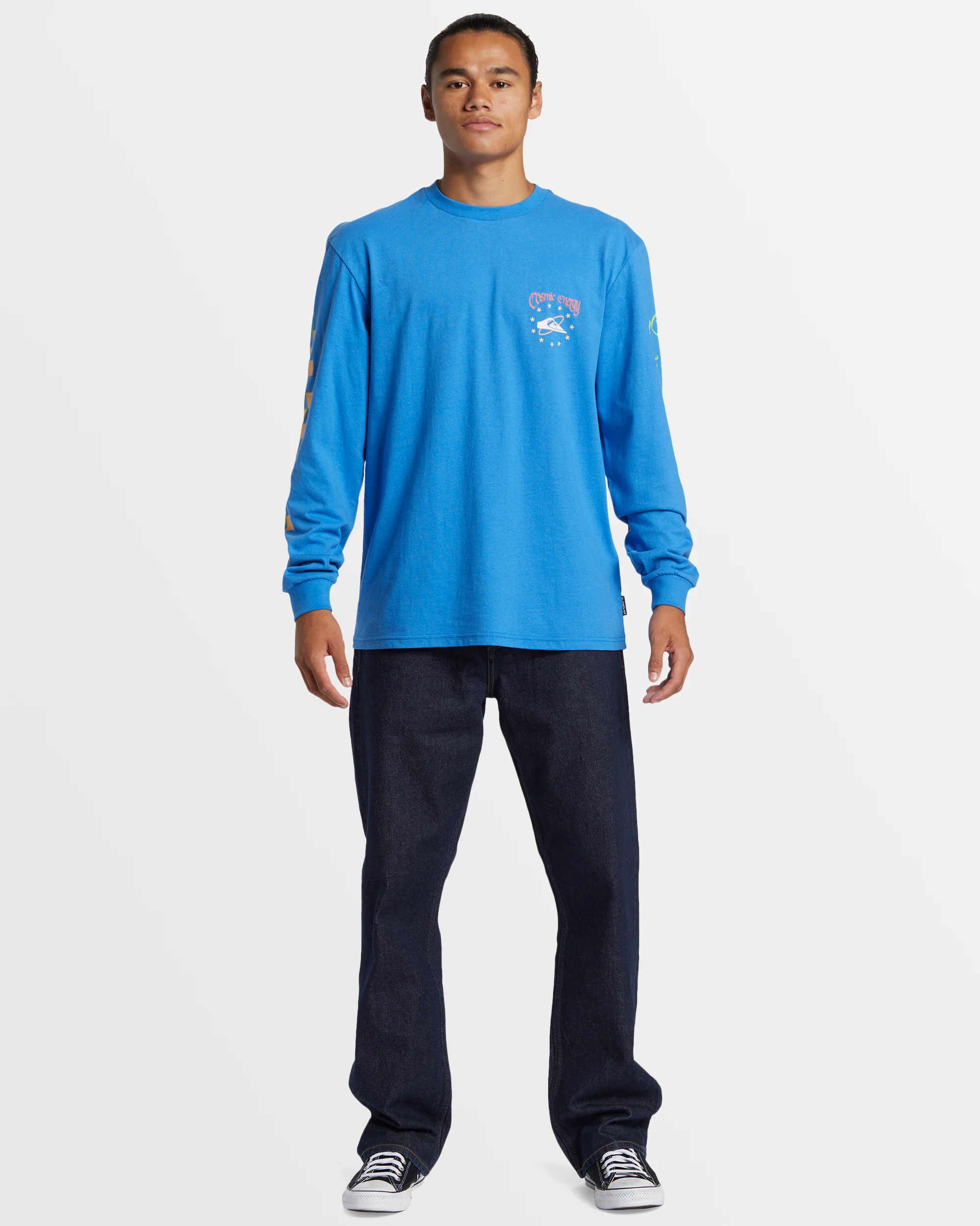 Mens Cosmic Long Sleeve T-Shirt - Image 5
