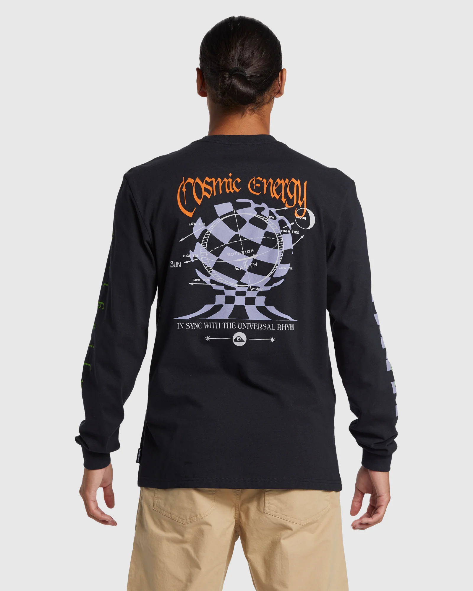 Mens Cosmic Long Sleeve T-Shirt - Image 3